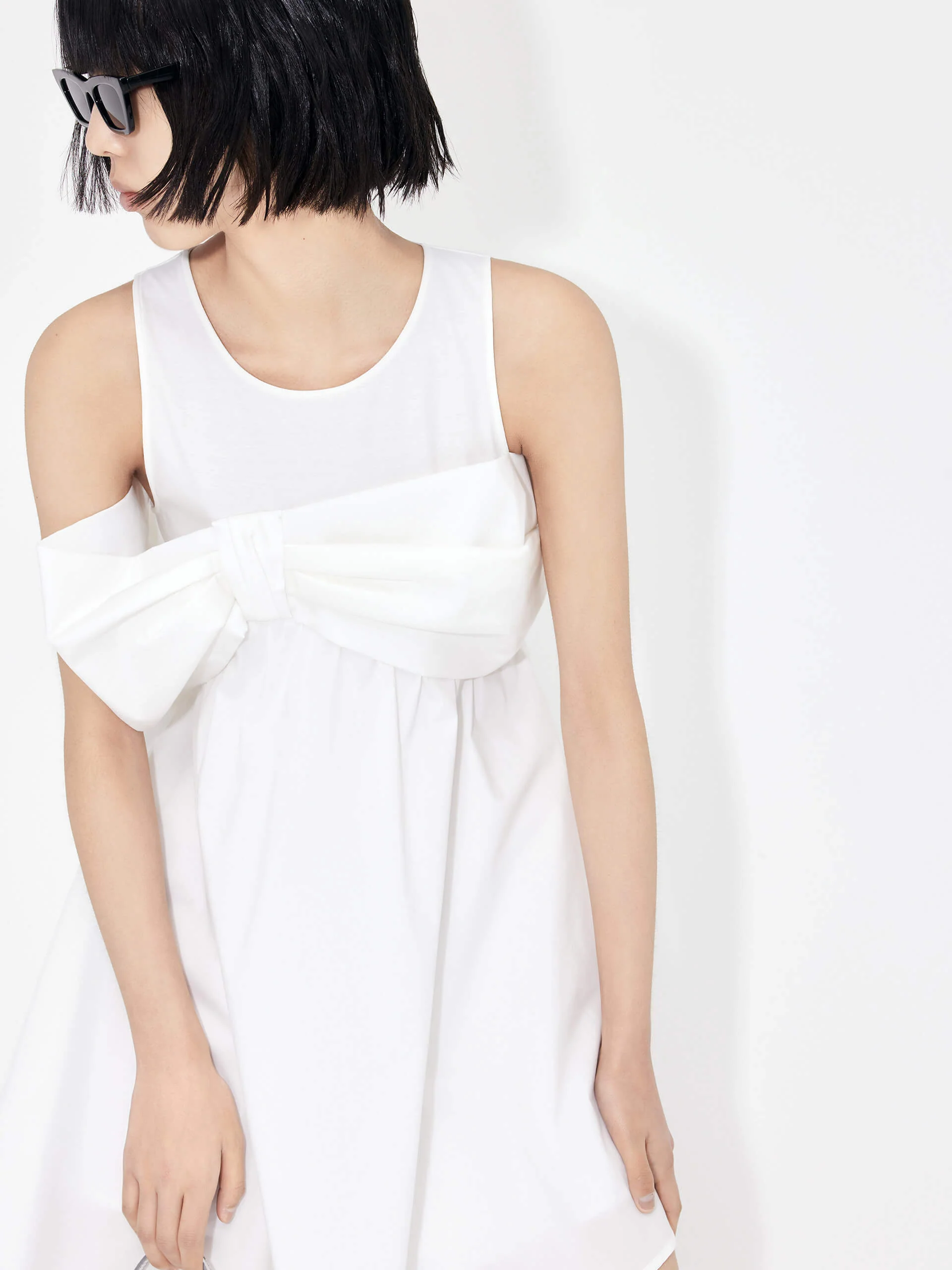 Bowknot Front Mini Dress - Image 8