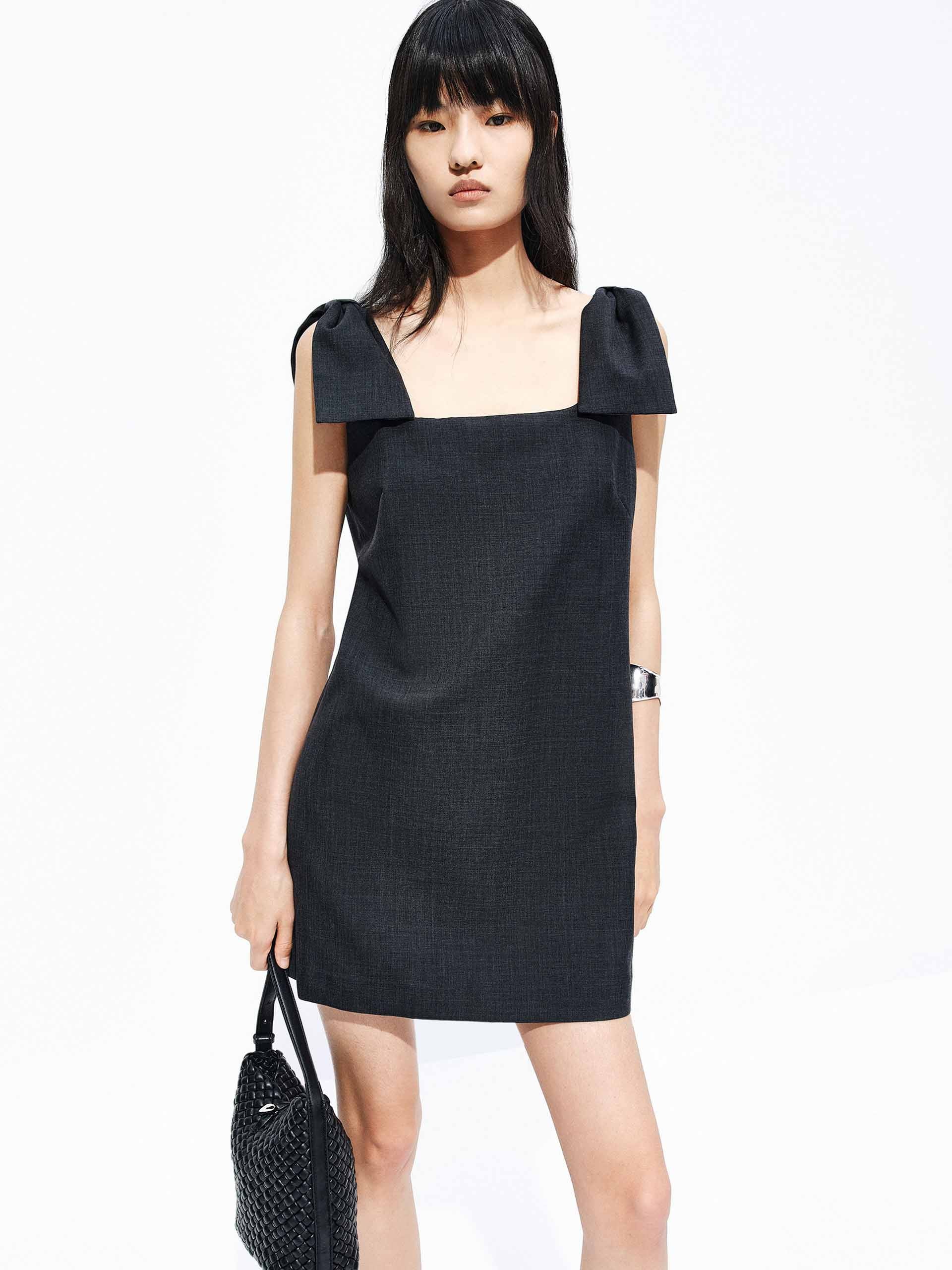 Bow Strap Tank Dress