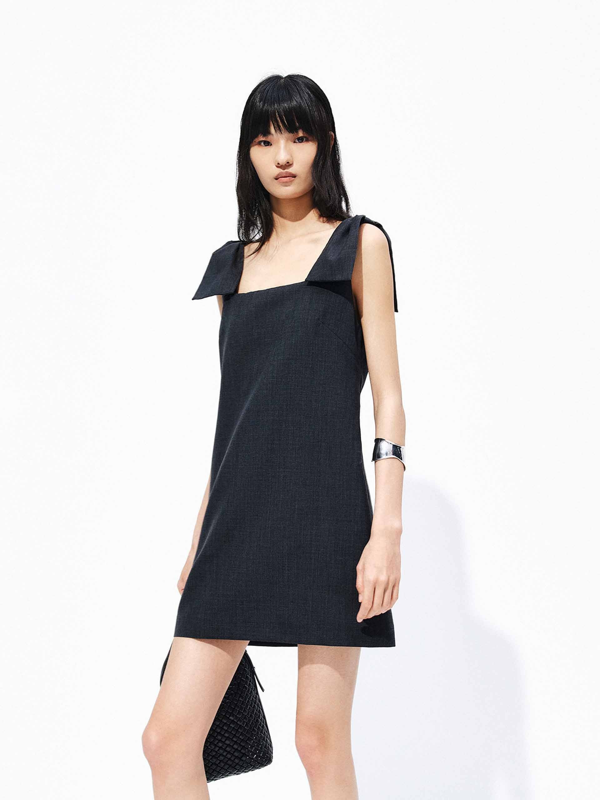 Bow Strap Tank Dress - Image 6