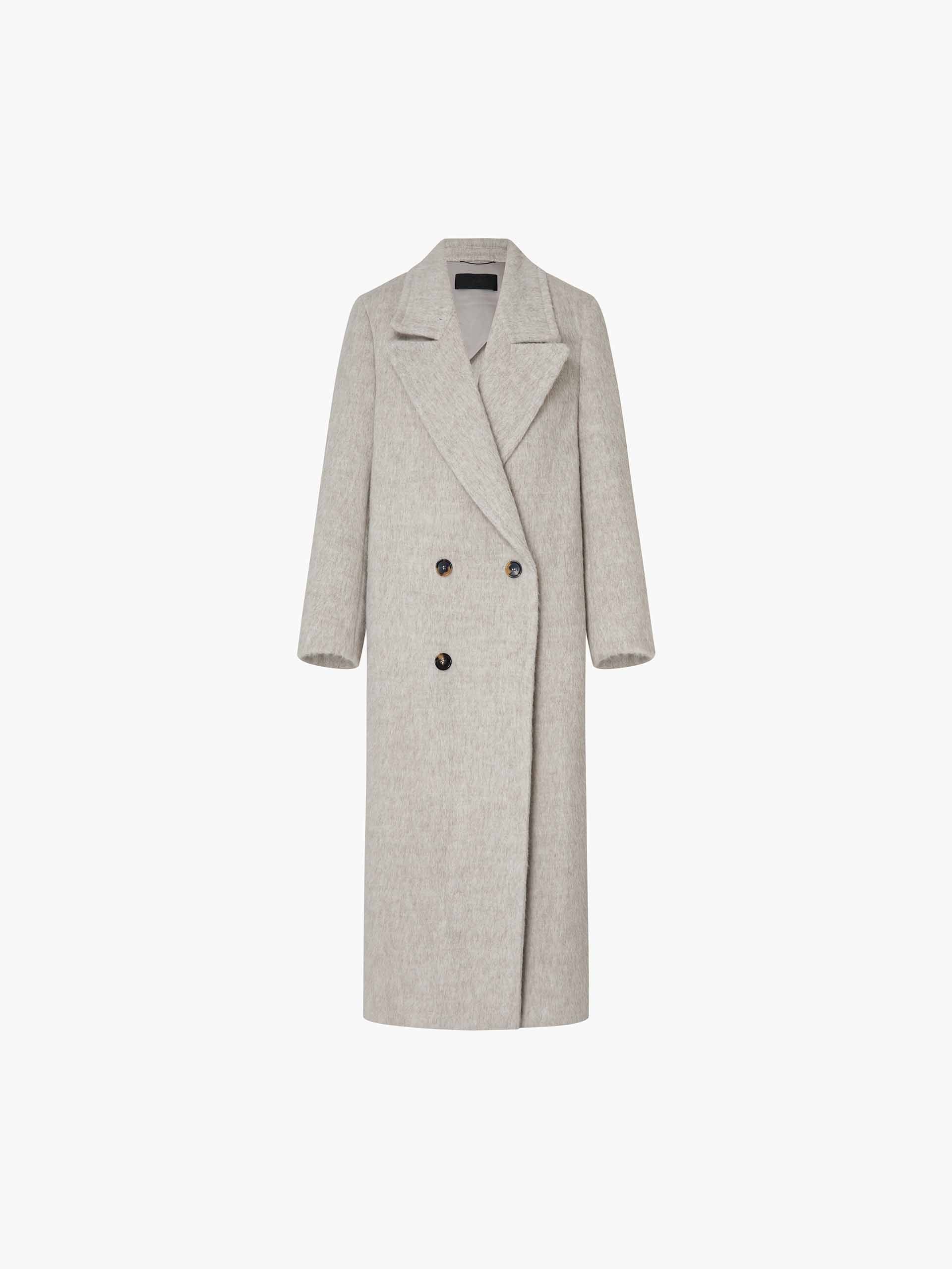 Brushed Lapel Overcoat - Image 5