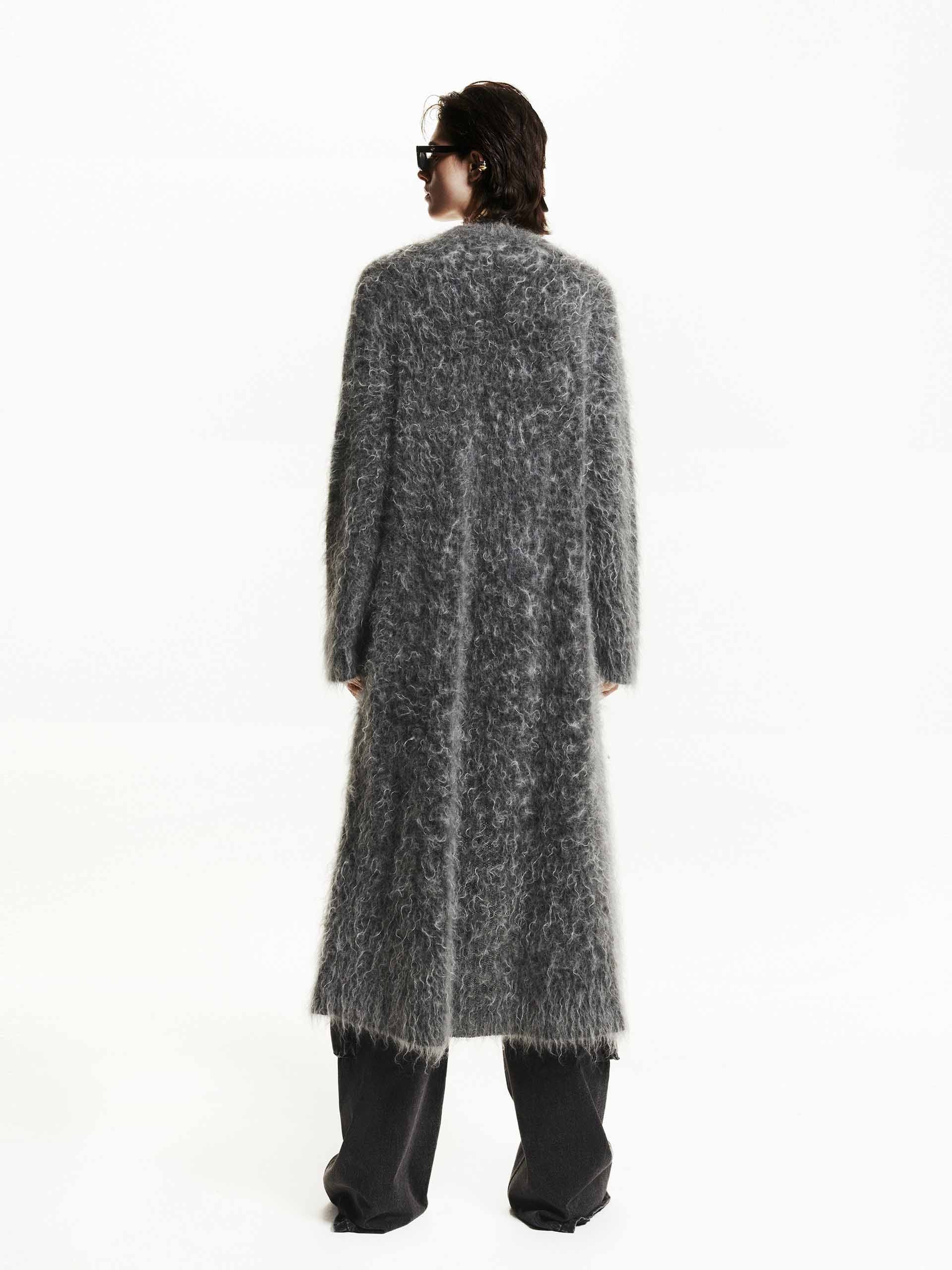 Brushed Long Cardigan - Image 3