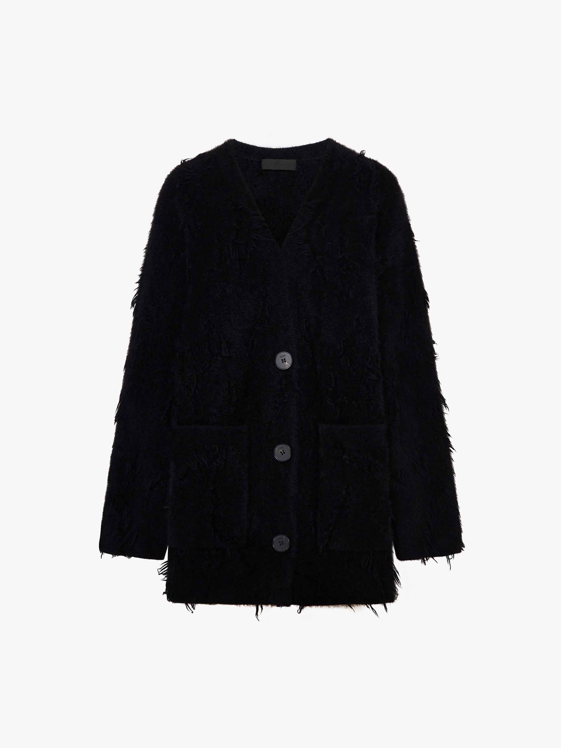 Brushed V-neck Cardigan - Image 13