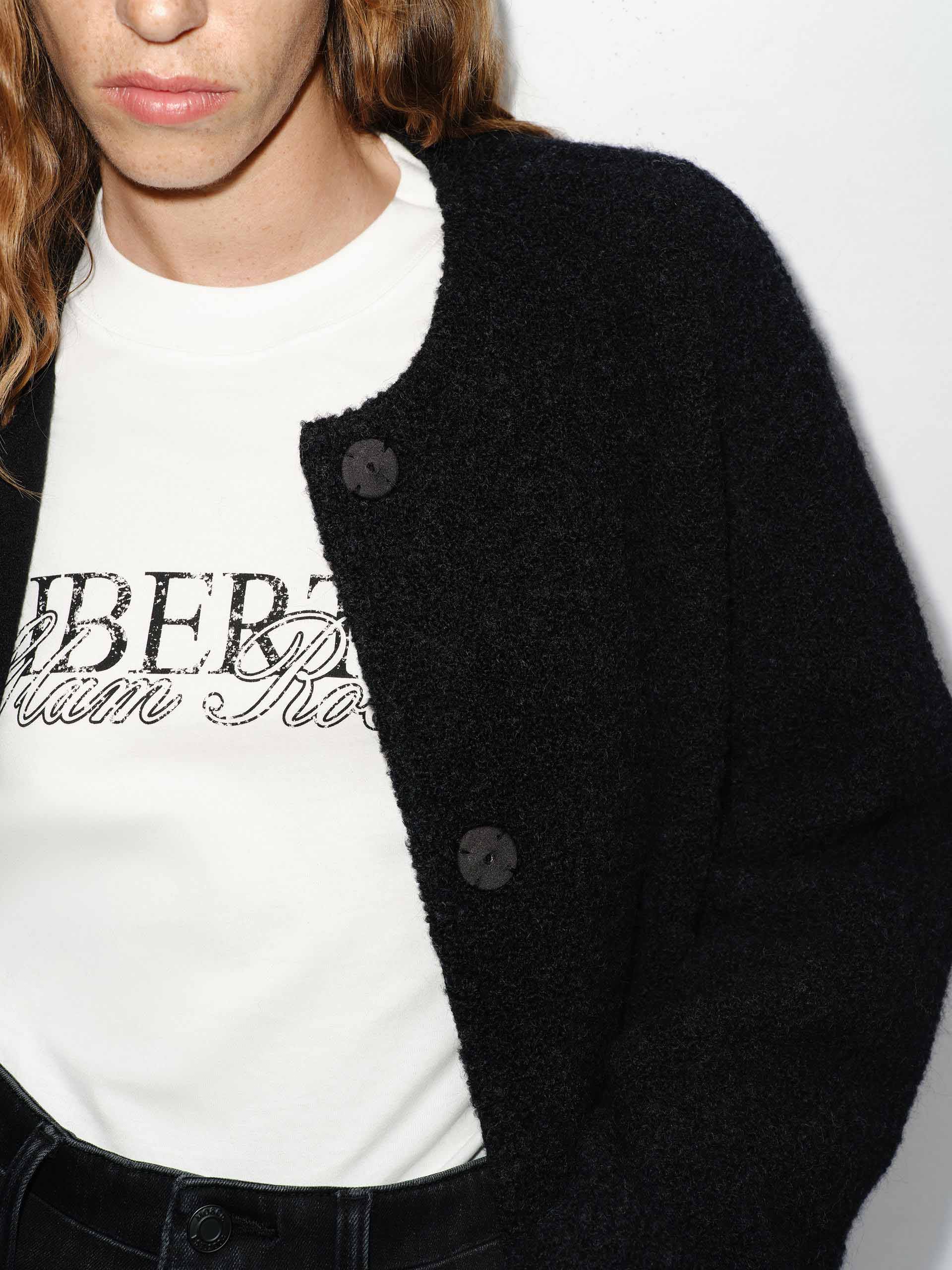 Button Closure Scarf Coat - Image 10