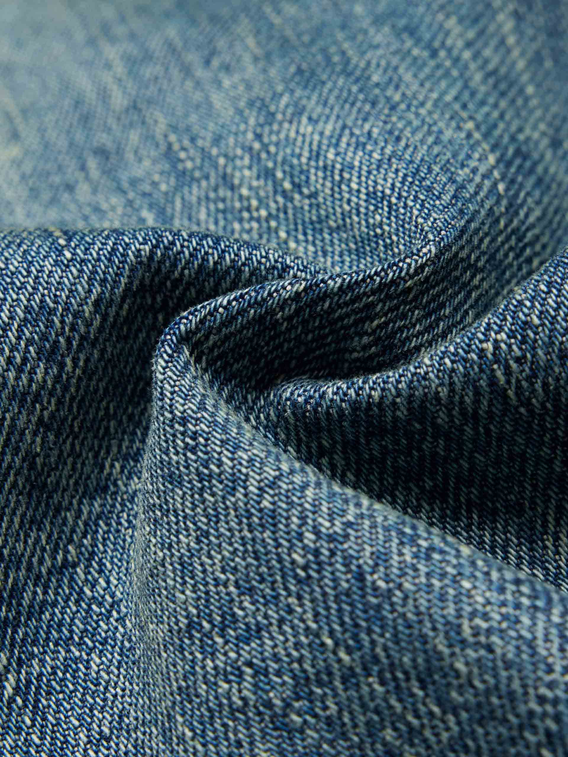 Button Closure Straight Jeans - Image 4