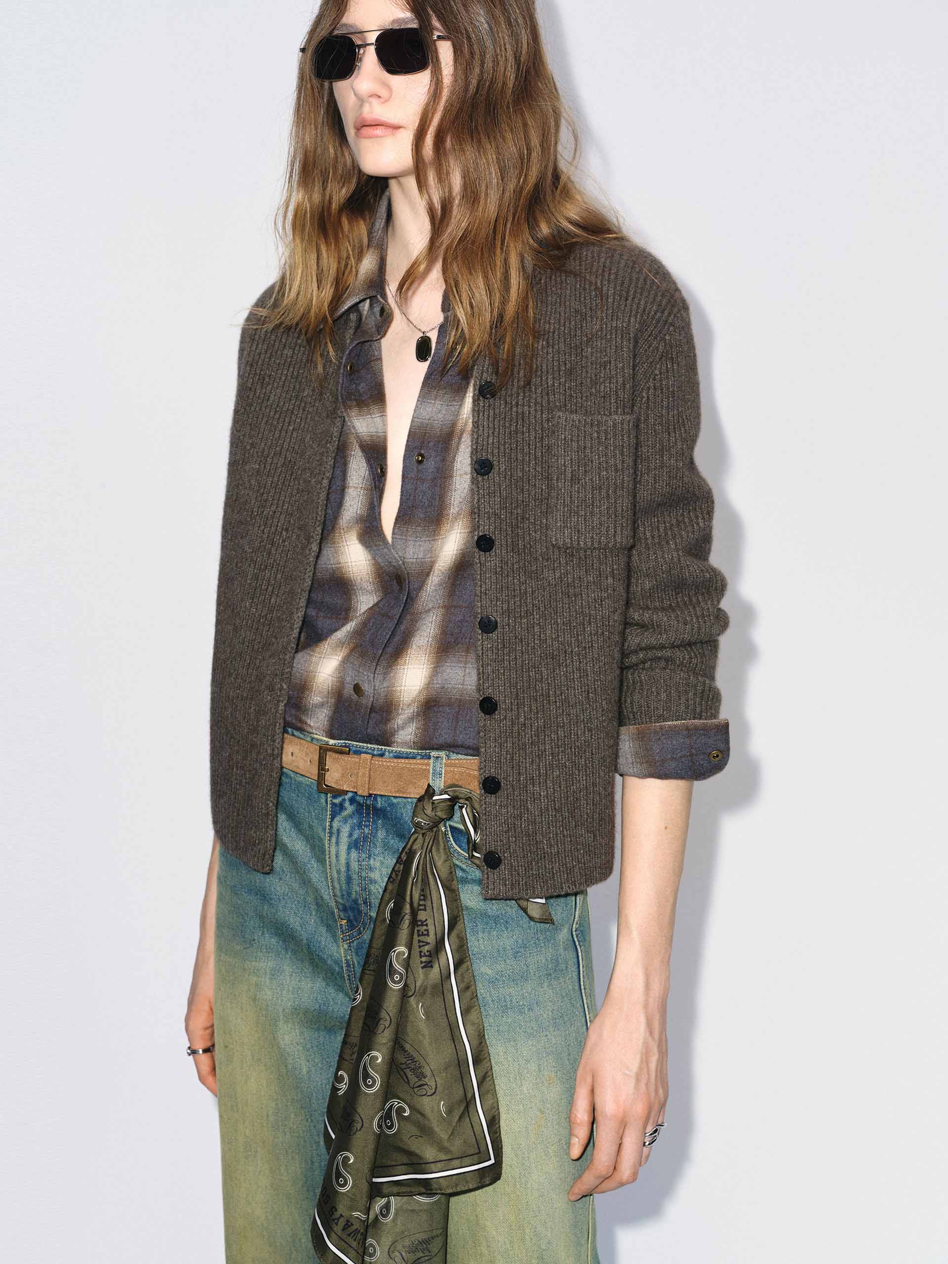 Button Knitted Cardigan - Image 6