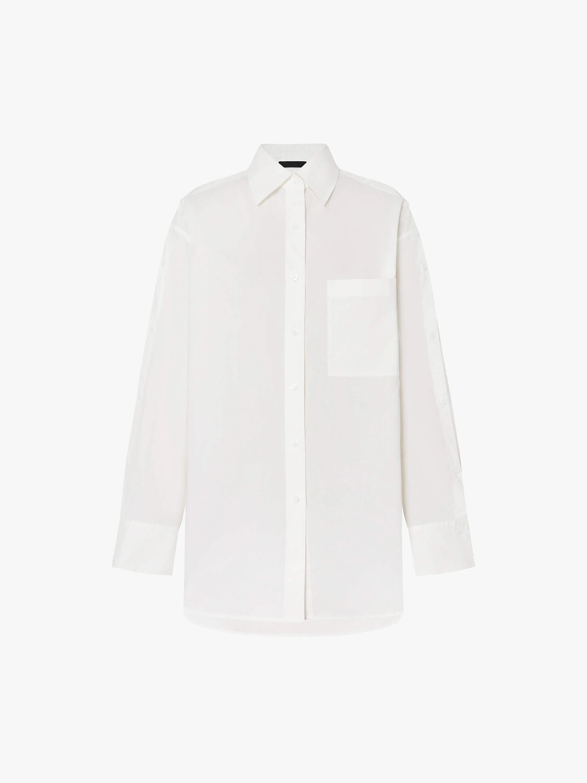 Button Sleeve Loose Shirt - Image 13
