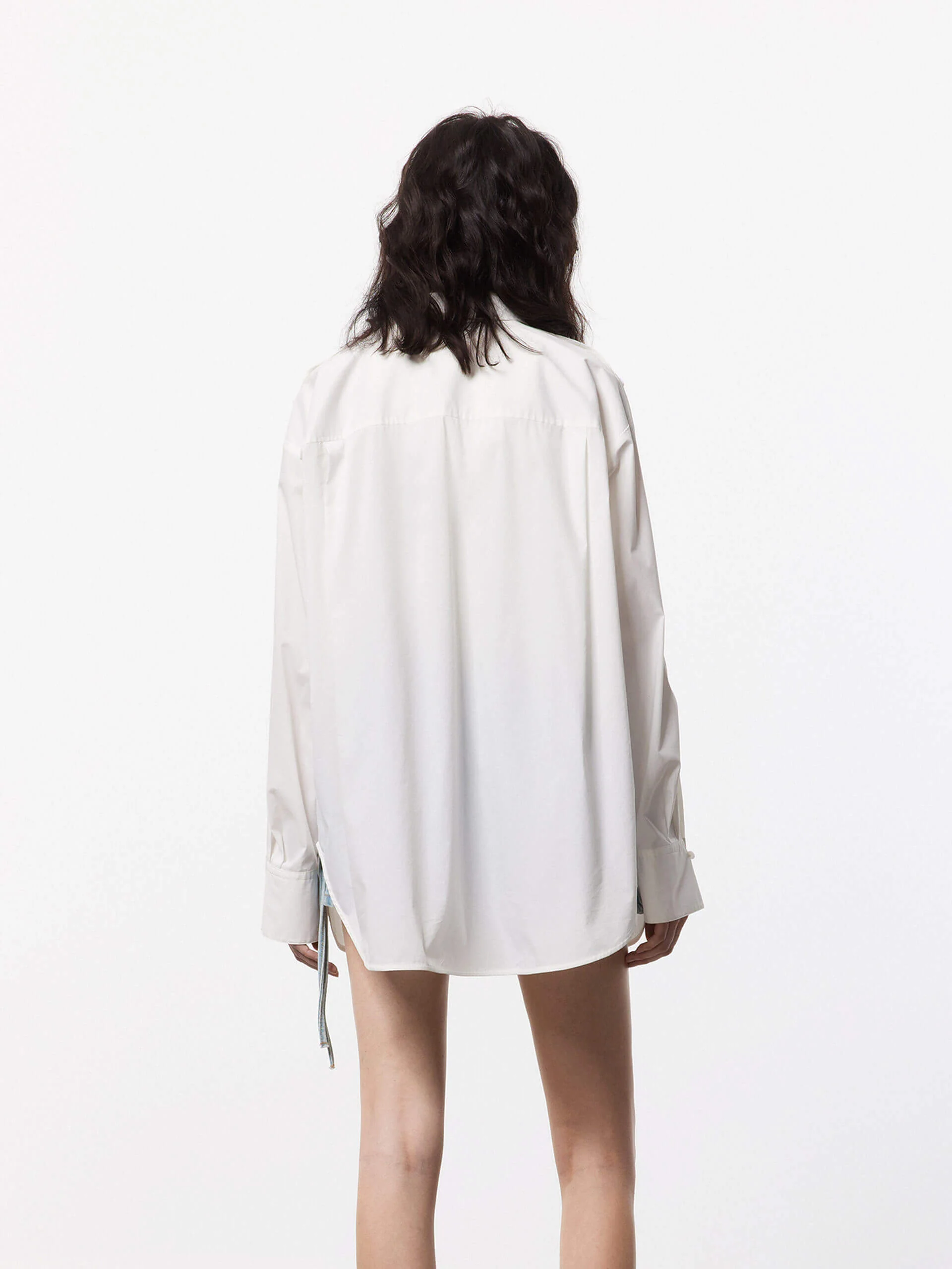 Button Sleeve Loose Shirt - Image 14