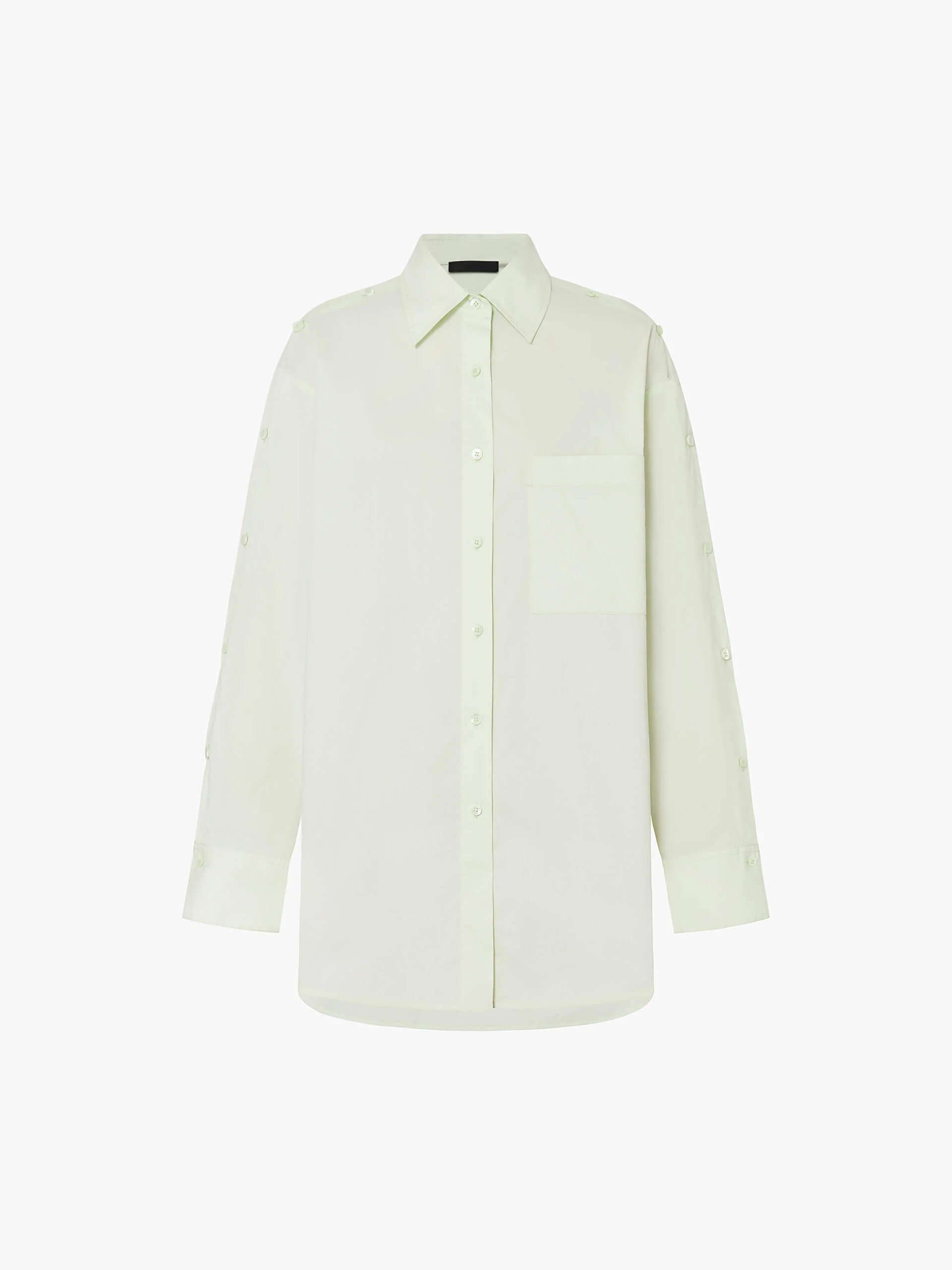 Button Sleeve Loose Shirt - Image 5