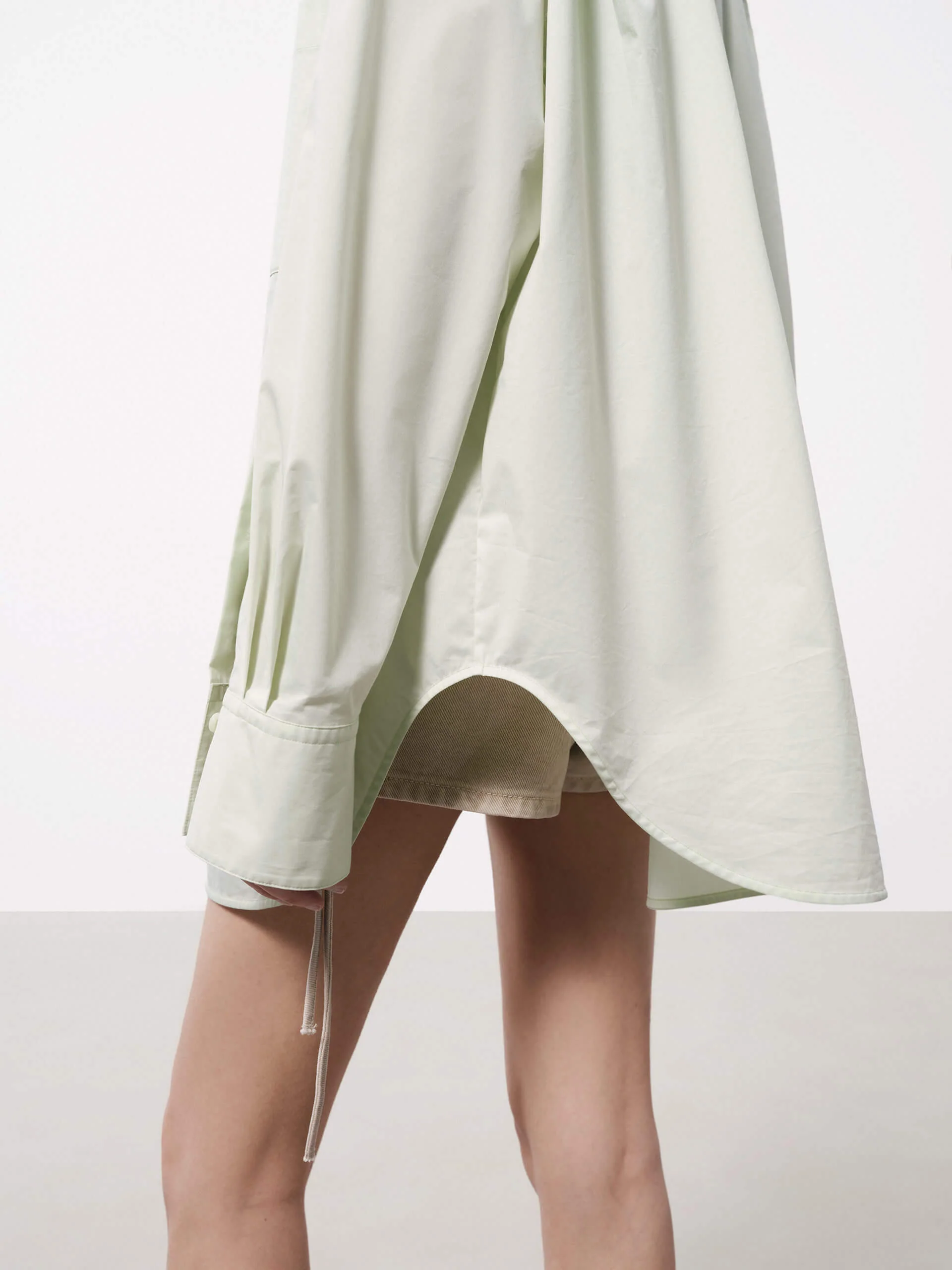 Button Sleeve Loose Shirt - Image 7