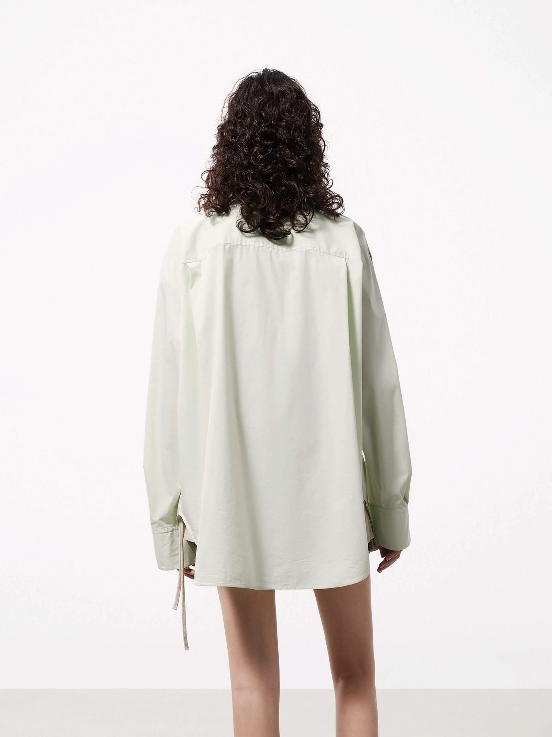 Button Sleeve Loose Shirt - Image 8