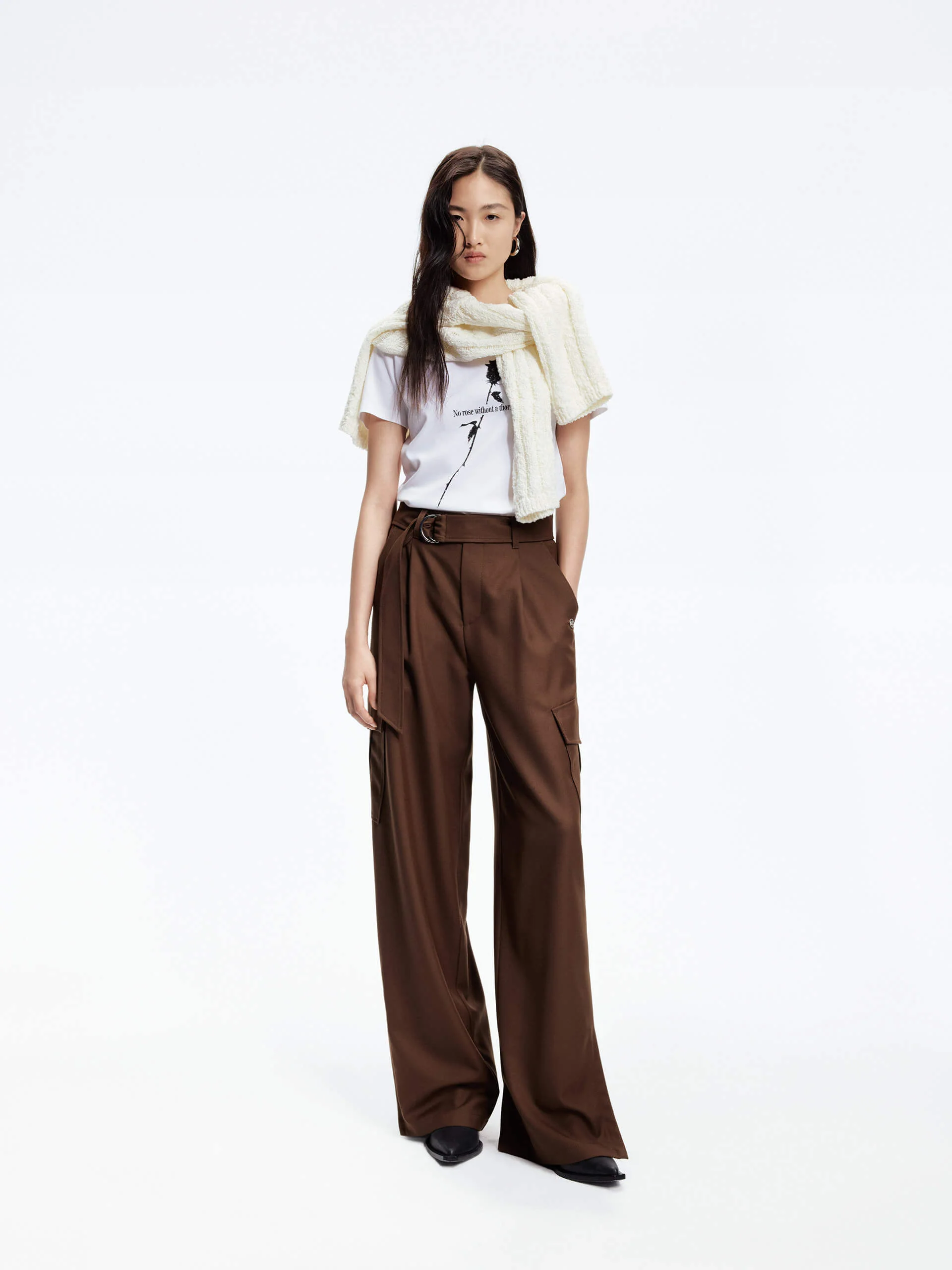 Cargo Pocket Belt Pants - Image 10