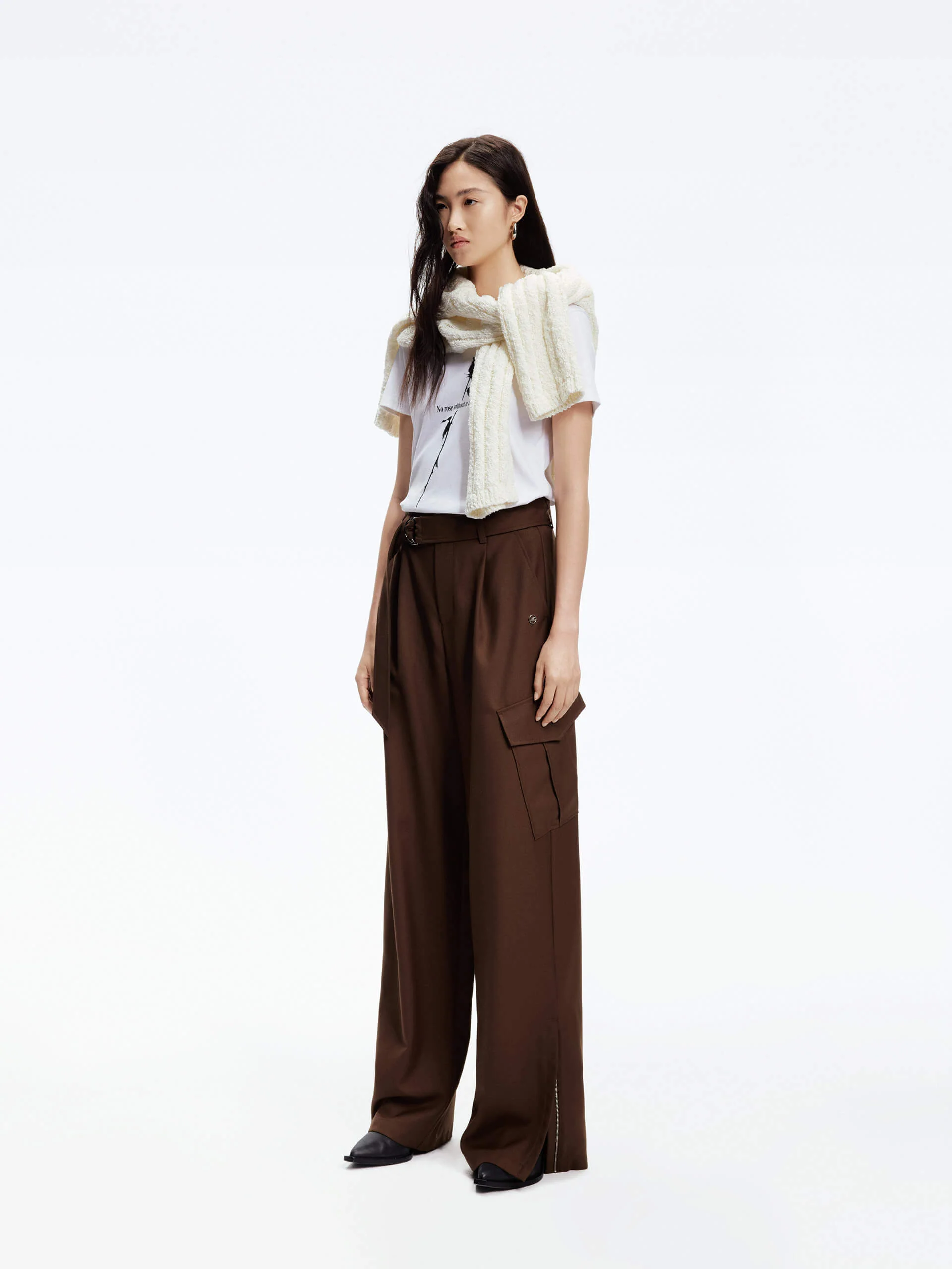 Cargo Pocket Belt Pants - Image 15