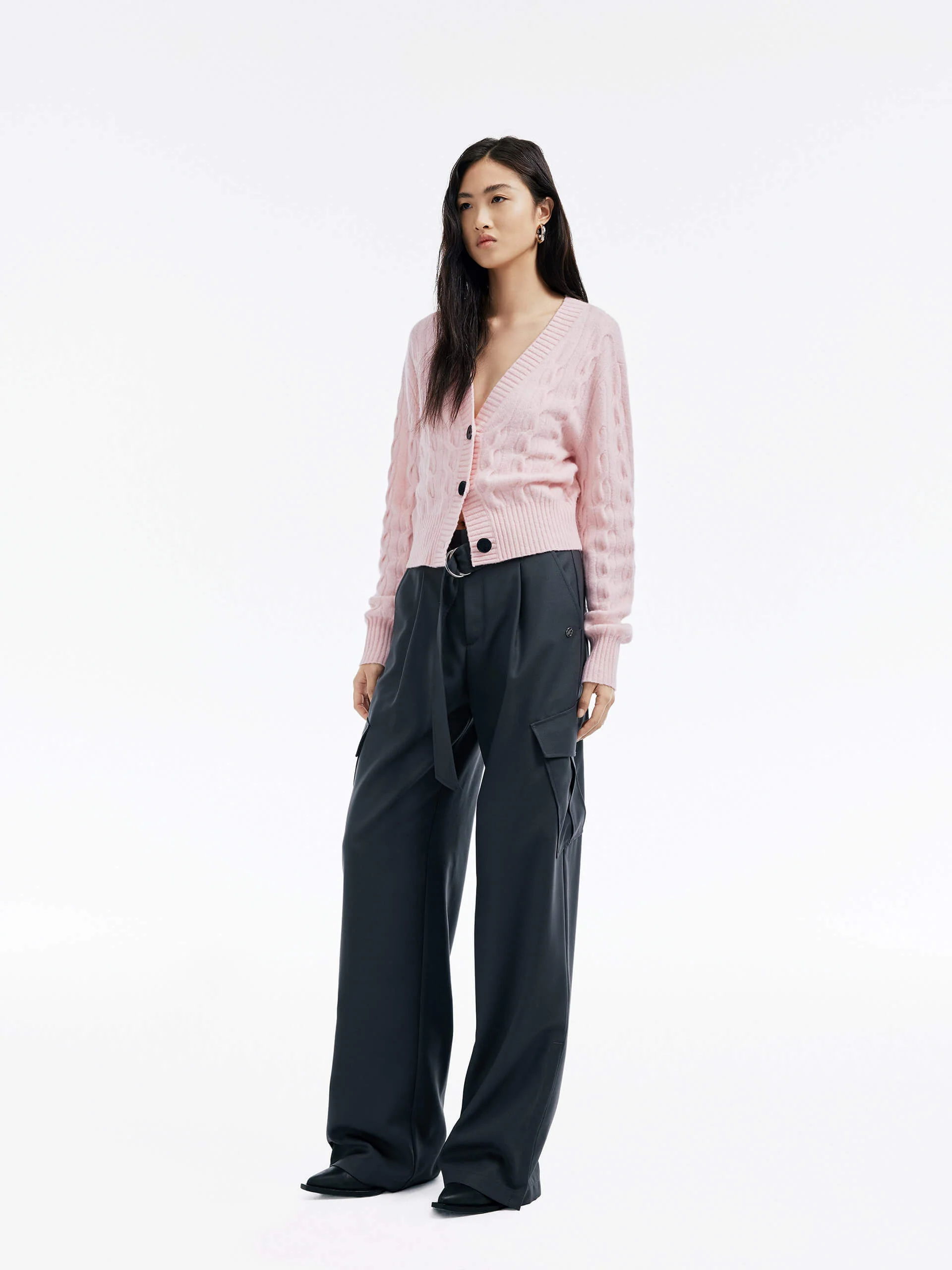 Cargo Pocket Belt Pants - Image 2