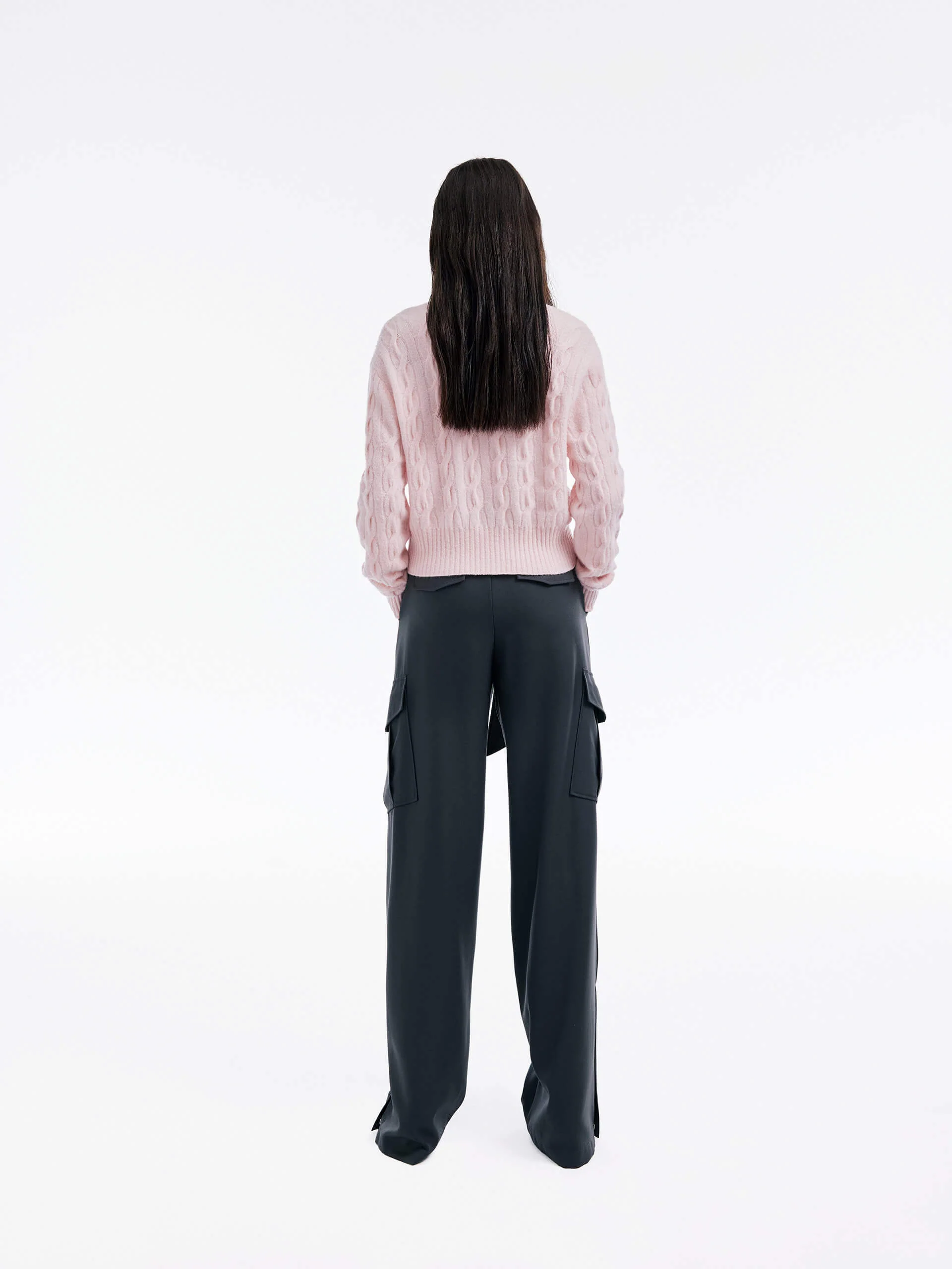 Cargo Pocket Belt Pants - Image 3