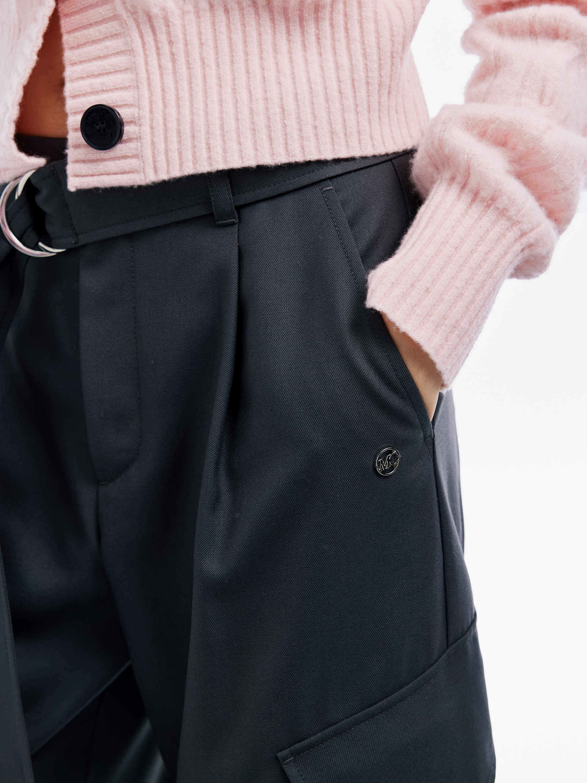 Cargo Pocket Belt Pants - Image 7
