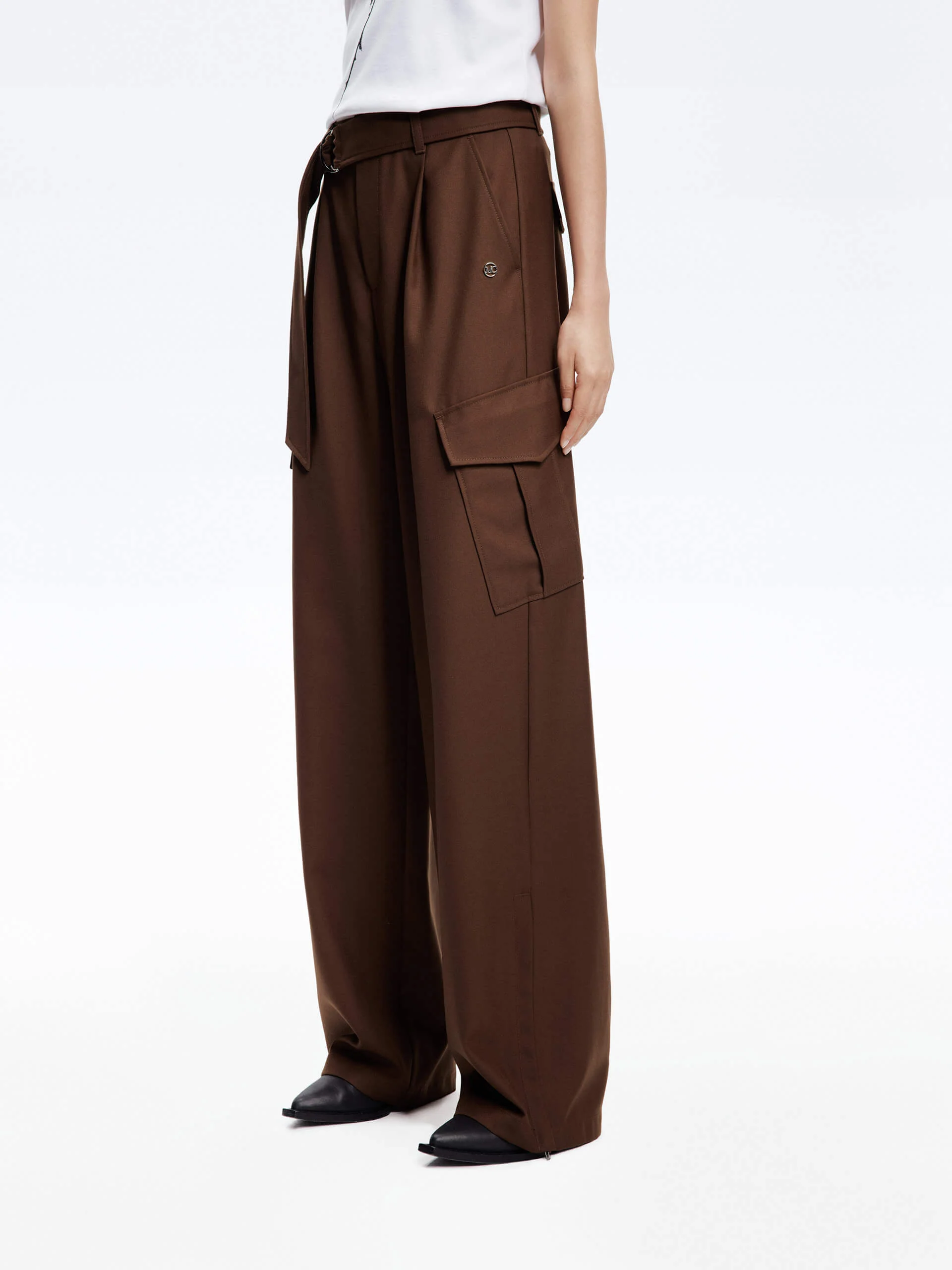 Cargo Pocket Belt Pants - Image 9