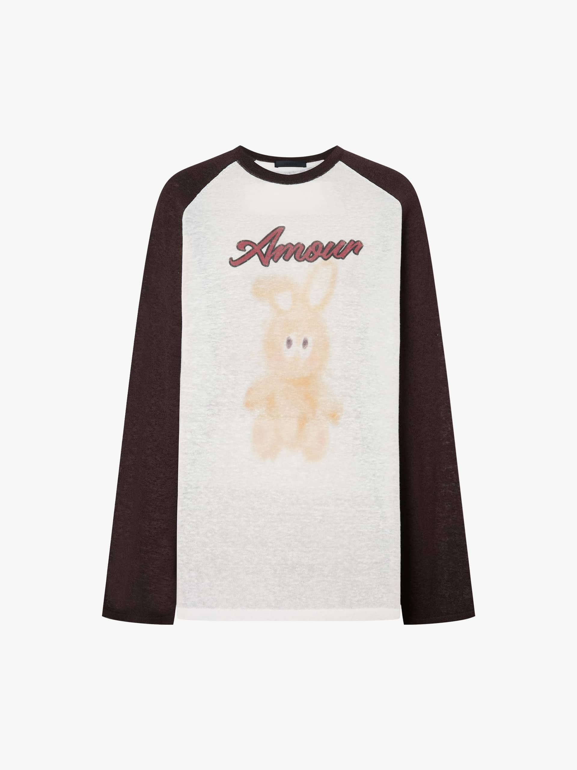 Cartoon Print Contrast Knit Top - Image 10