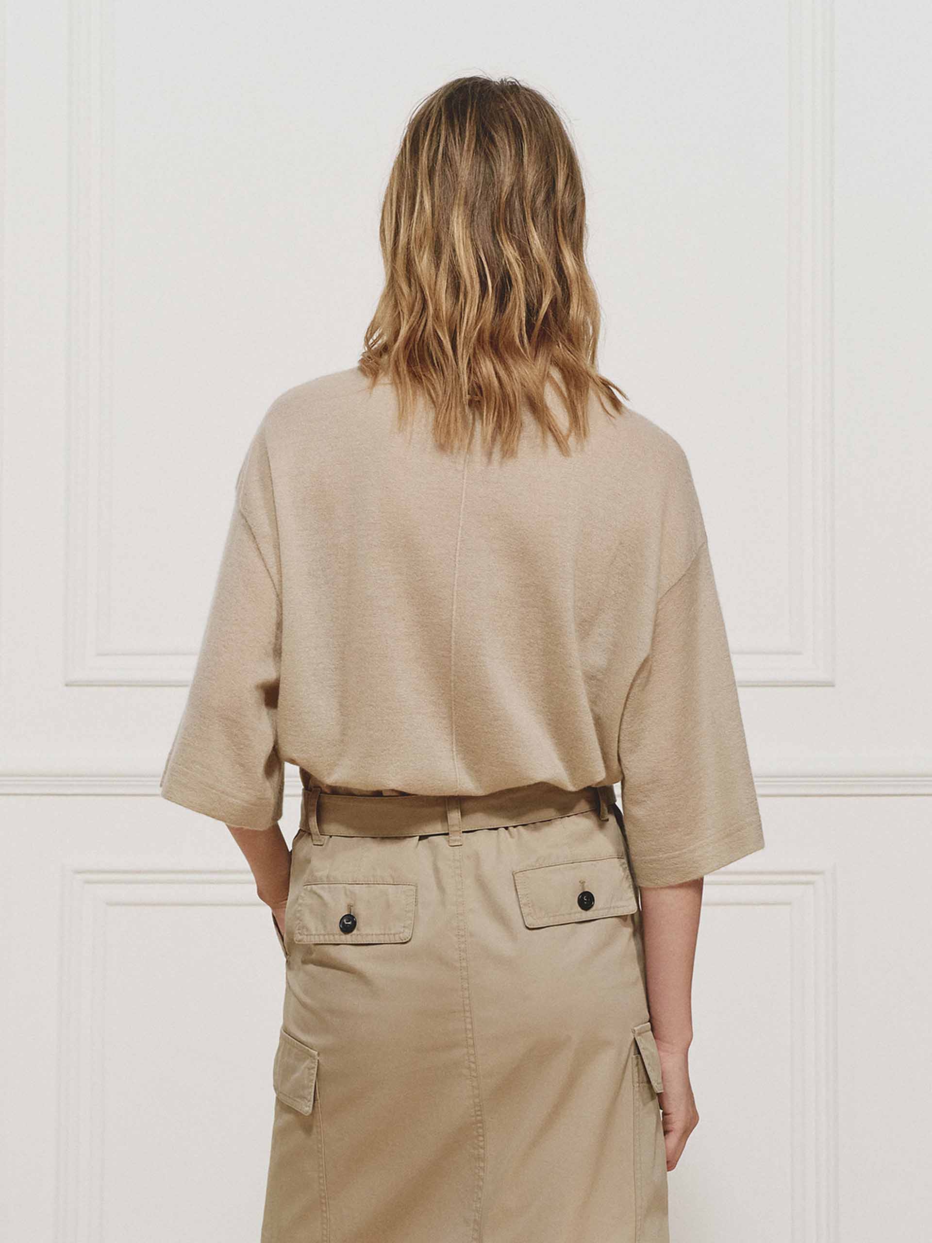 Cashmere Short Sleeves Top - Image 3