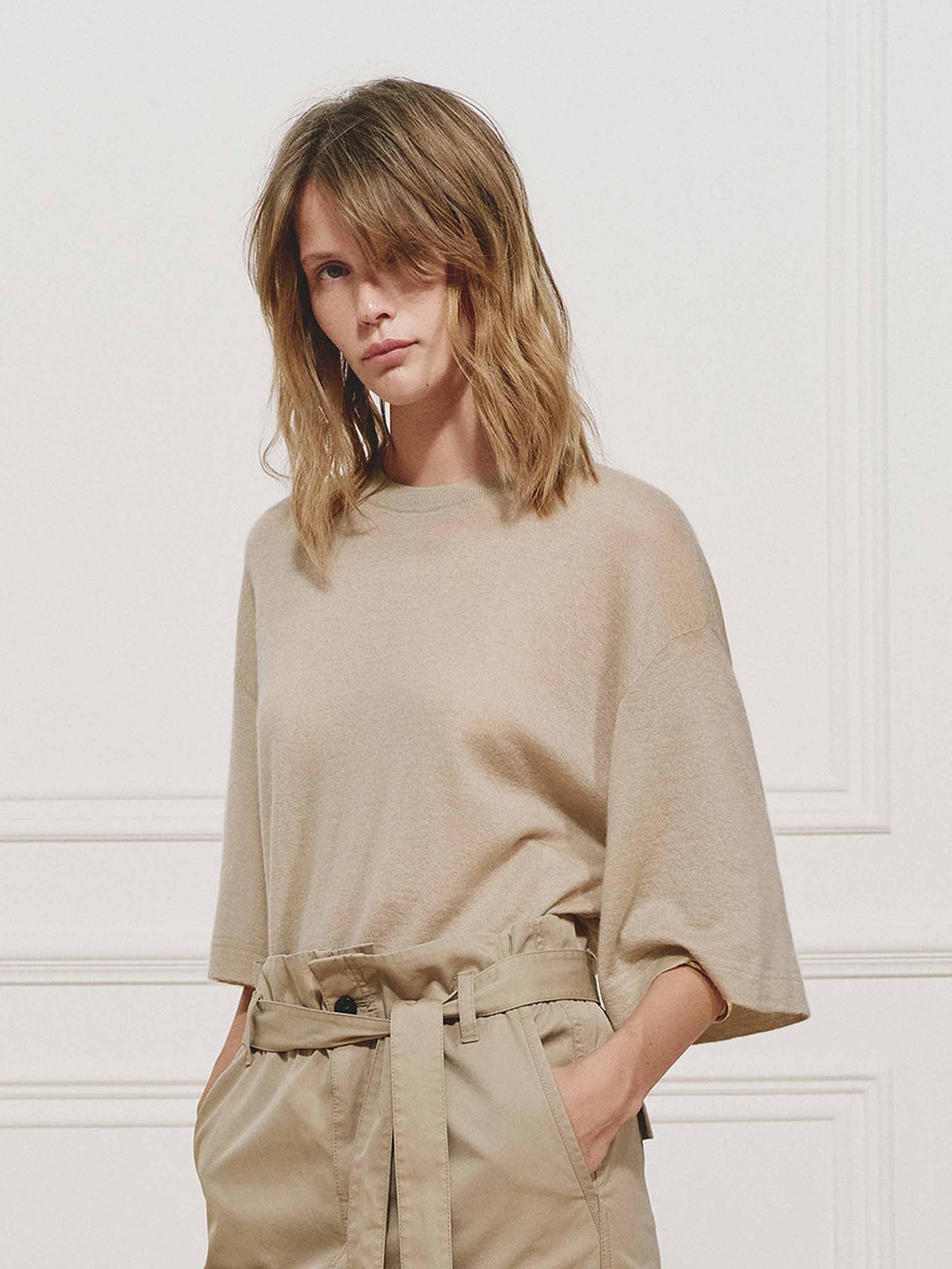 Cashmere Short Sleeves Top - Image 6