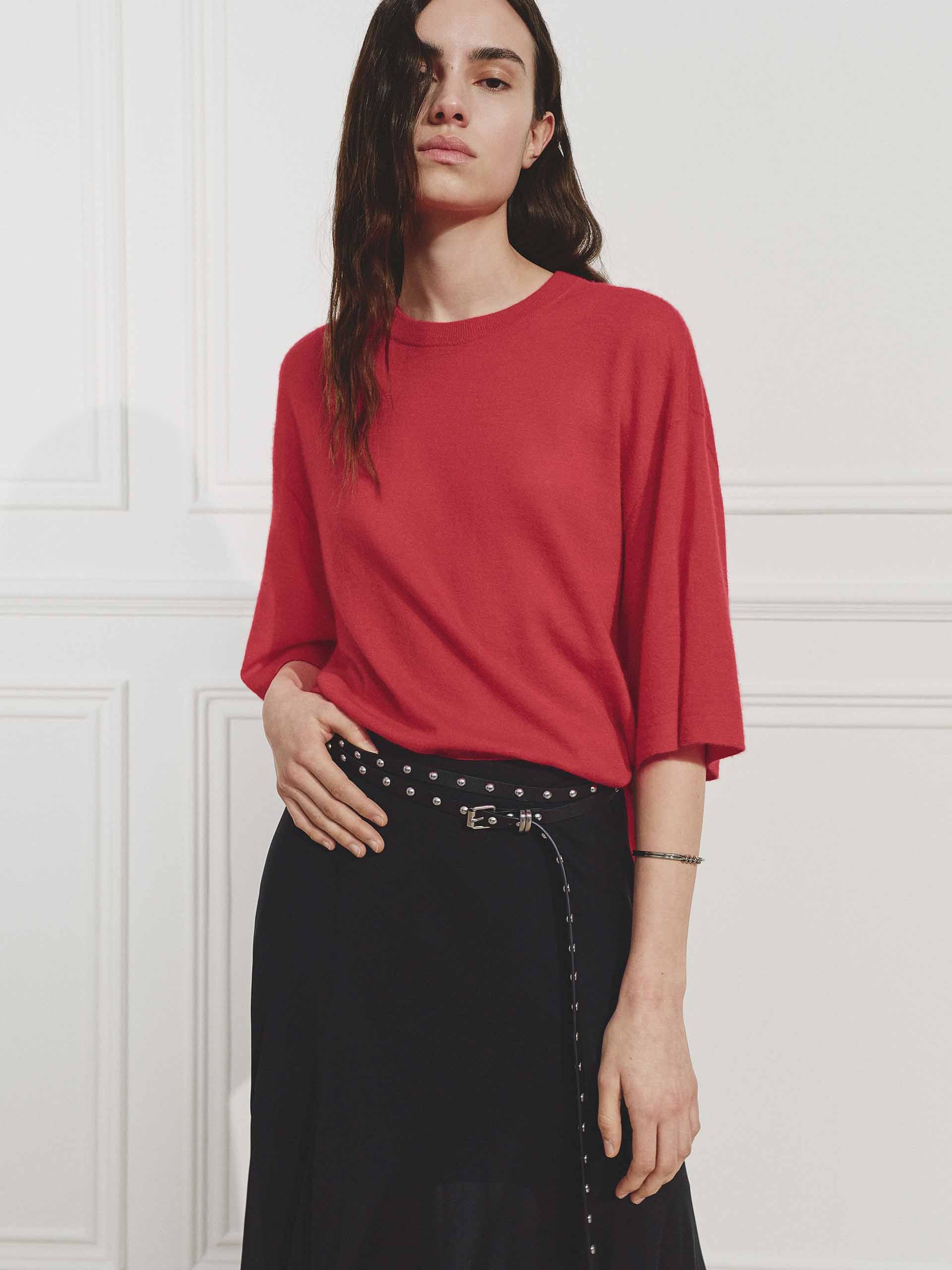 Cashmere Short Sleeves Top - Image 8