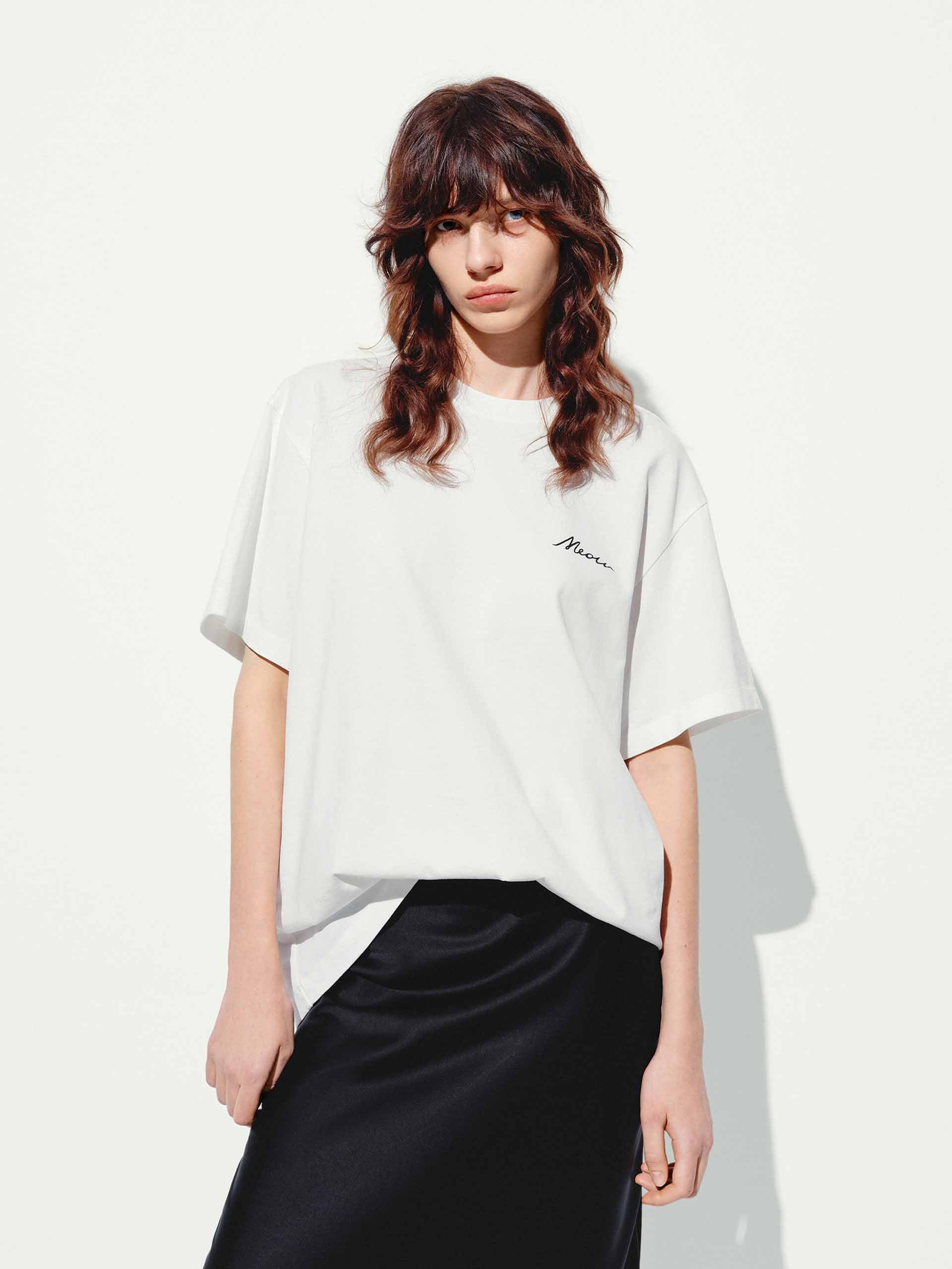 Cat Pattern Cotton T-shirt