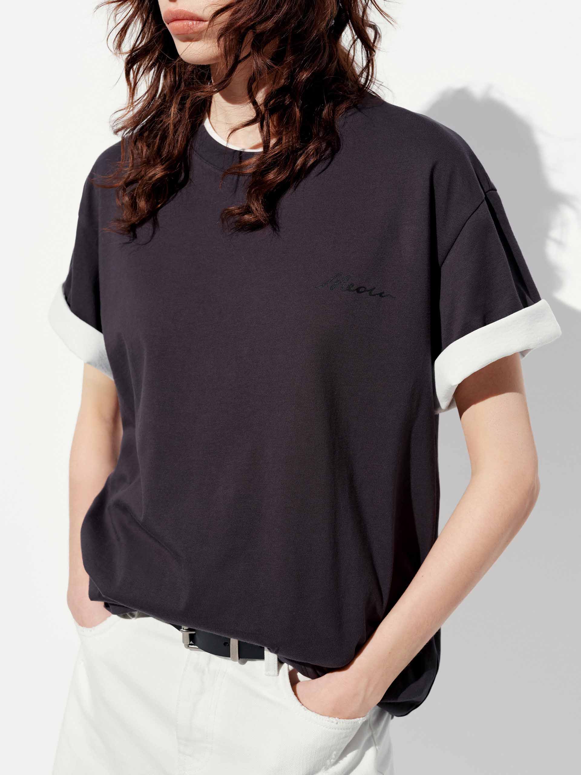 Cat Pattern Cotton T-shirt - Image 15