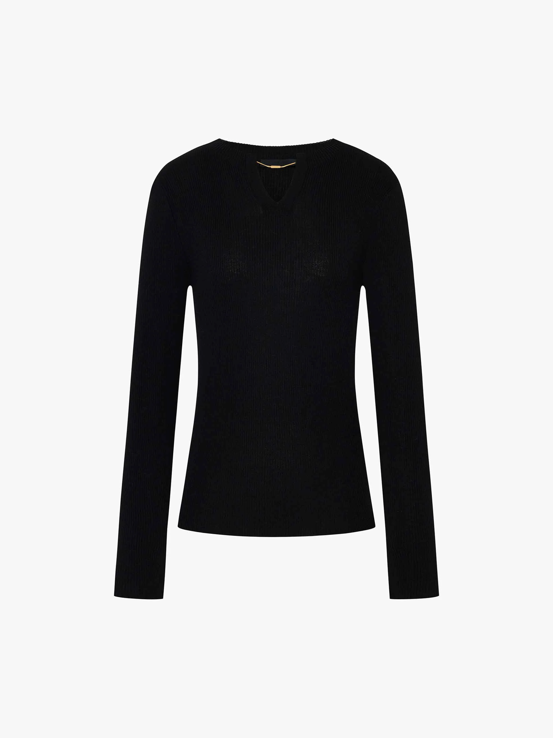 Chain Detail Wool Sweater - Image 5
