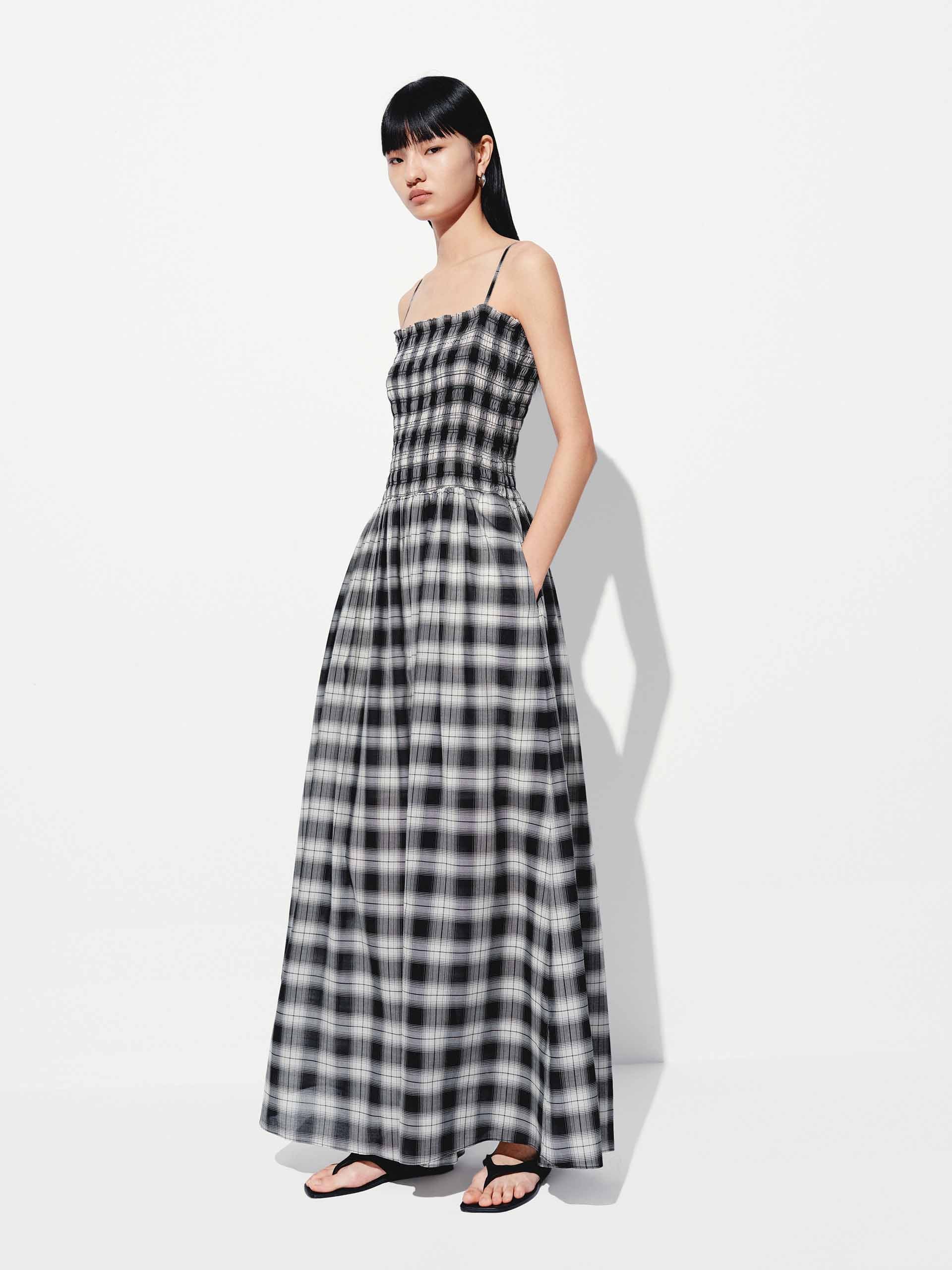 Checked Tank Maxi Dresses - Image 2