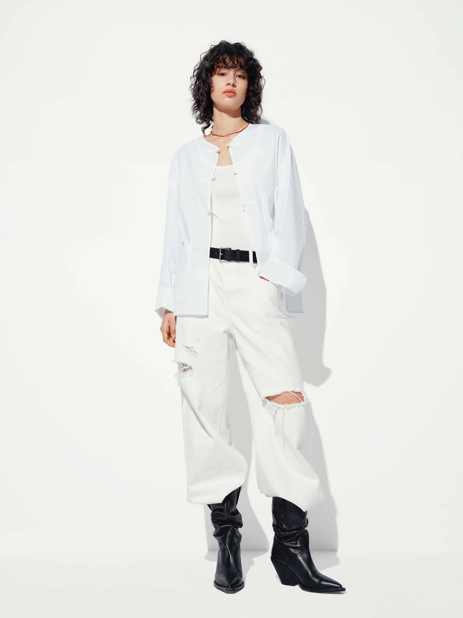 Cheongsam Buckle Cotton Coat - Image 2