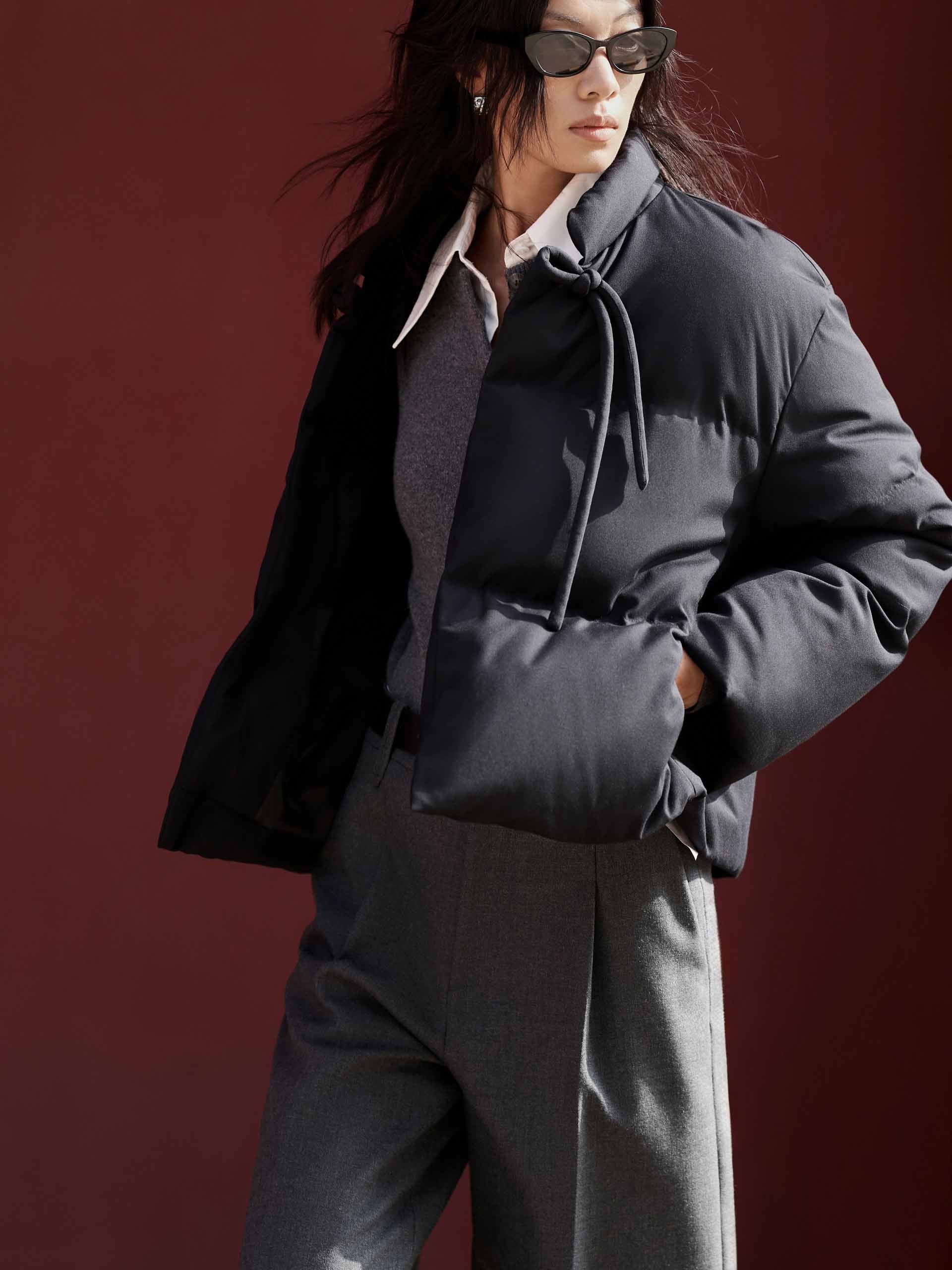 Cheongsam Buckle Down Jacket - Image 6