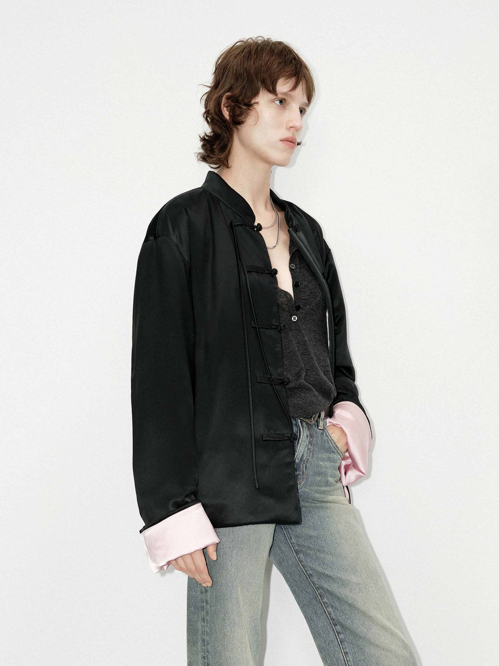 Cheongsam Button Quilted Coat - Image 7