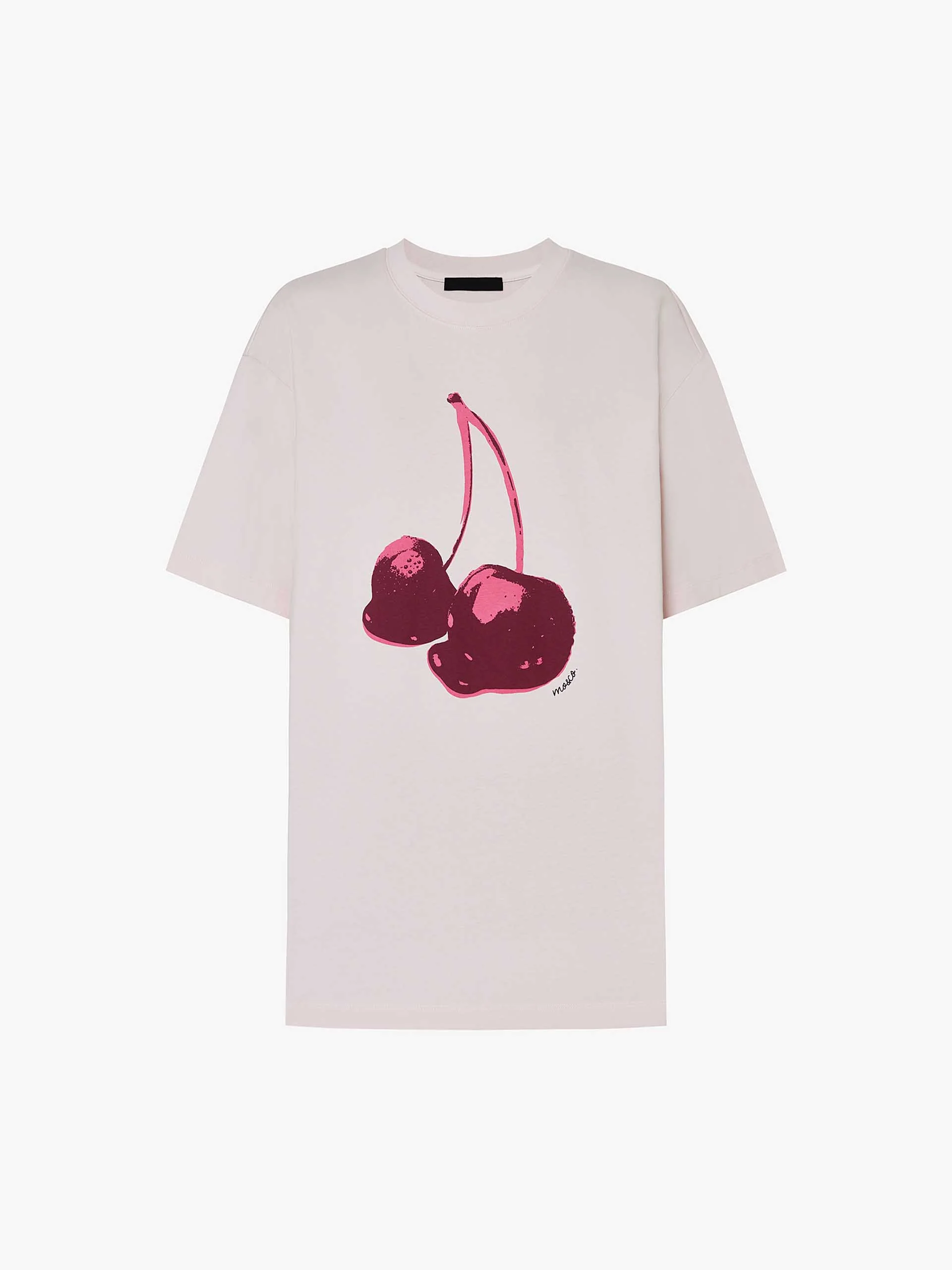 Cherries Pattern Cotton T-shirt - Image 12
