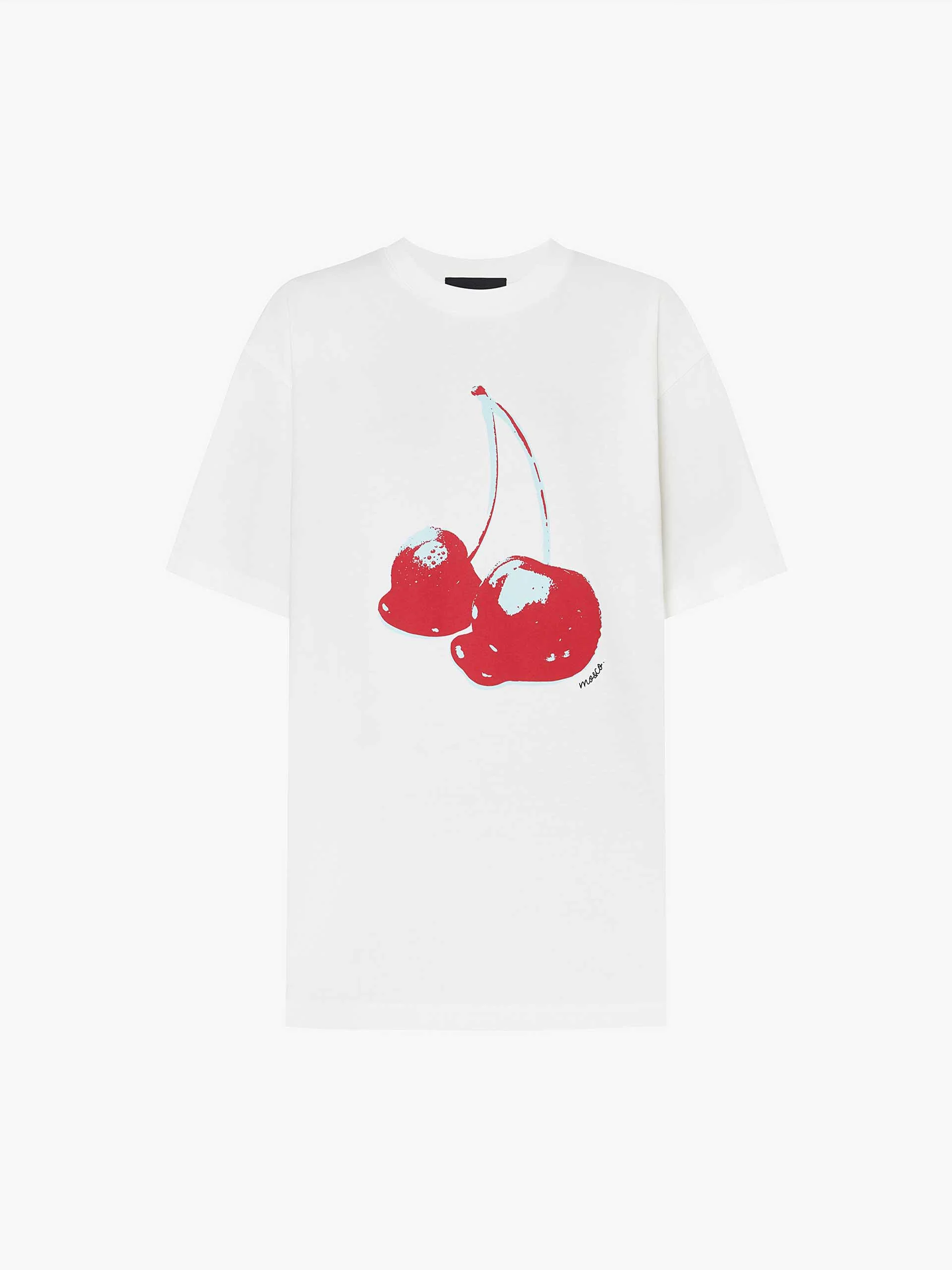 Cherries Pattern Cotton T-shirt - Image 20