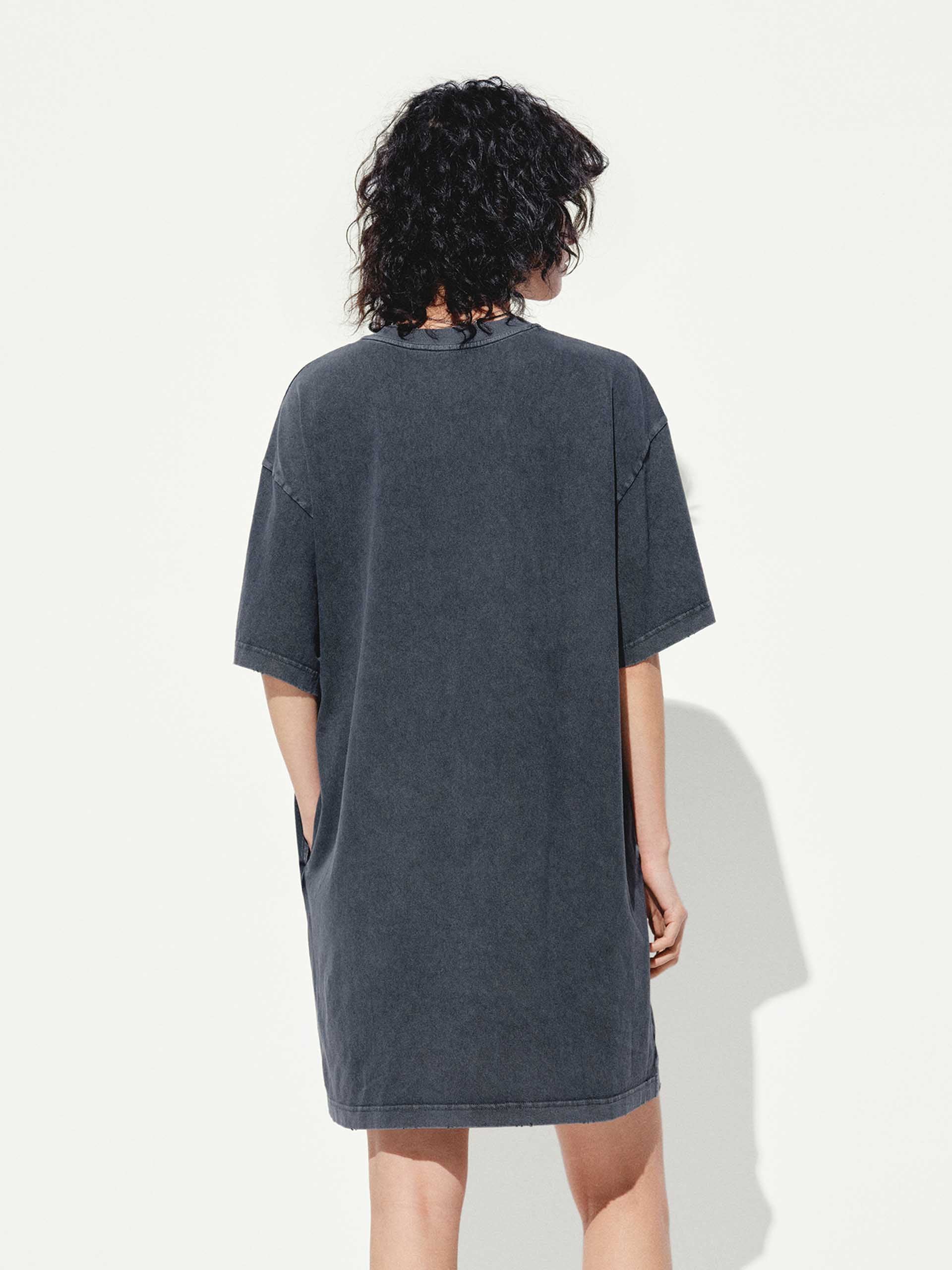 Cherry Cotton Loose Dress - Image 3