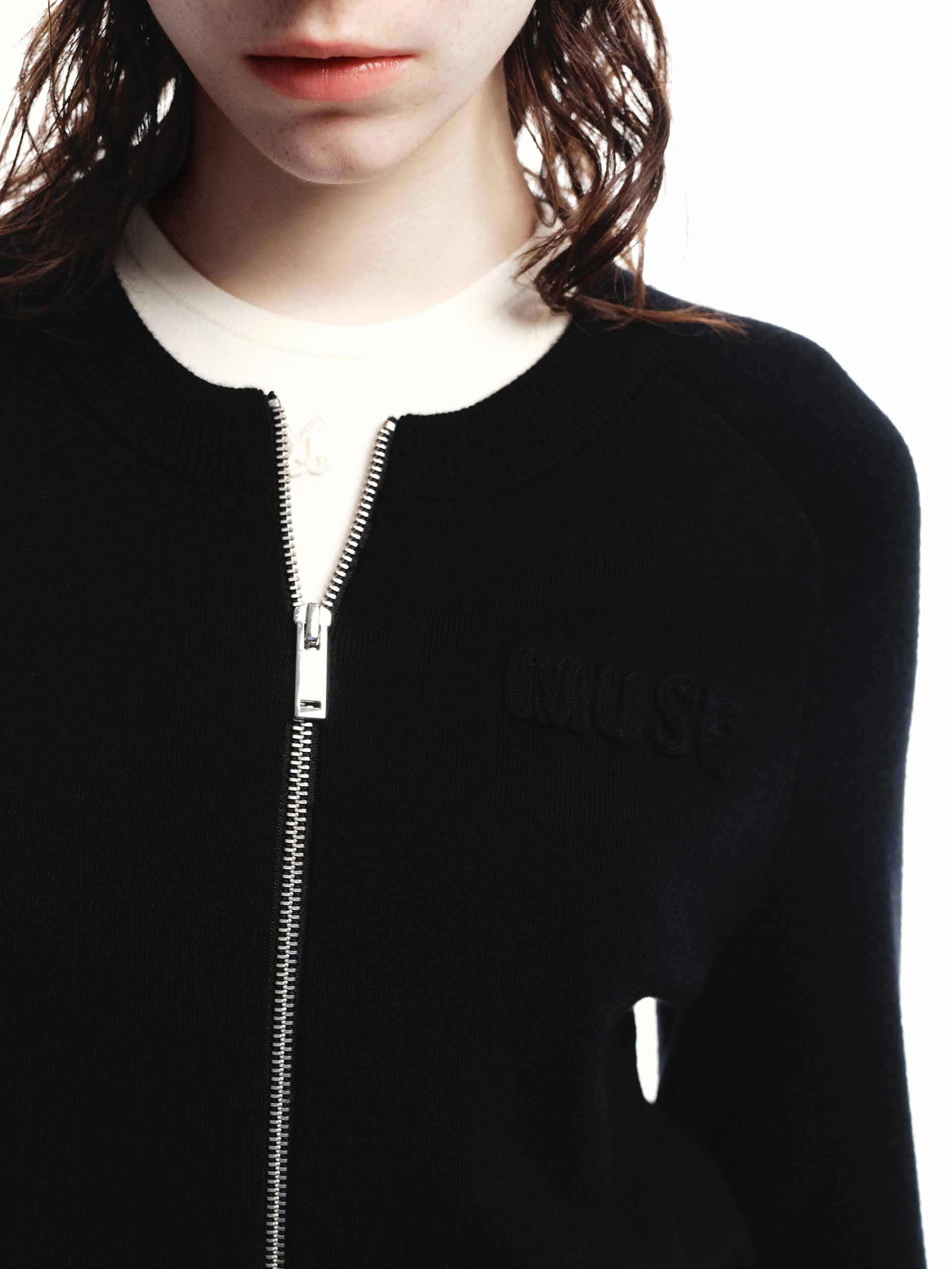 Color Block Zipper Cardigan - Image 14