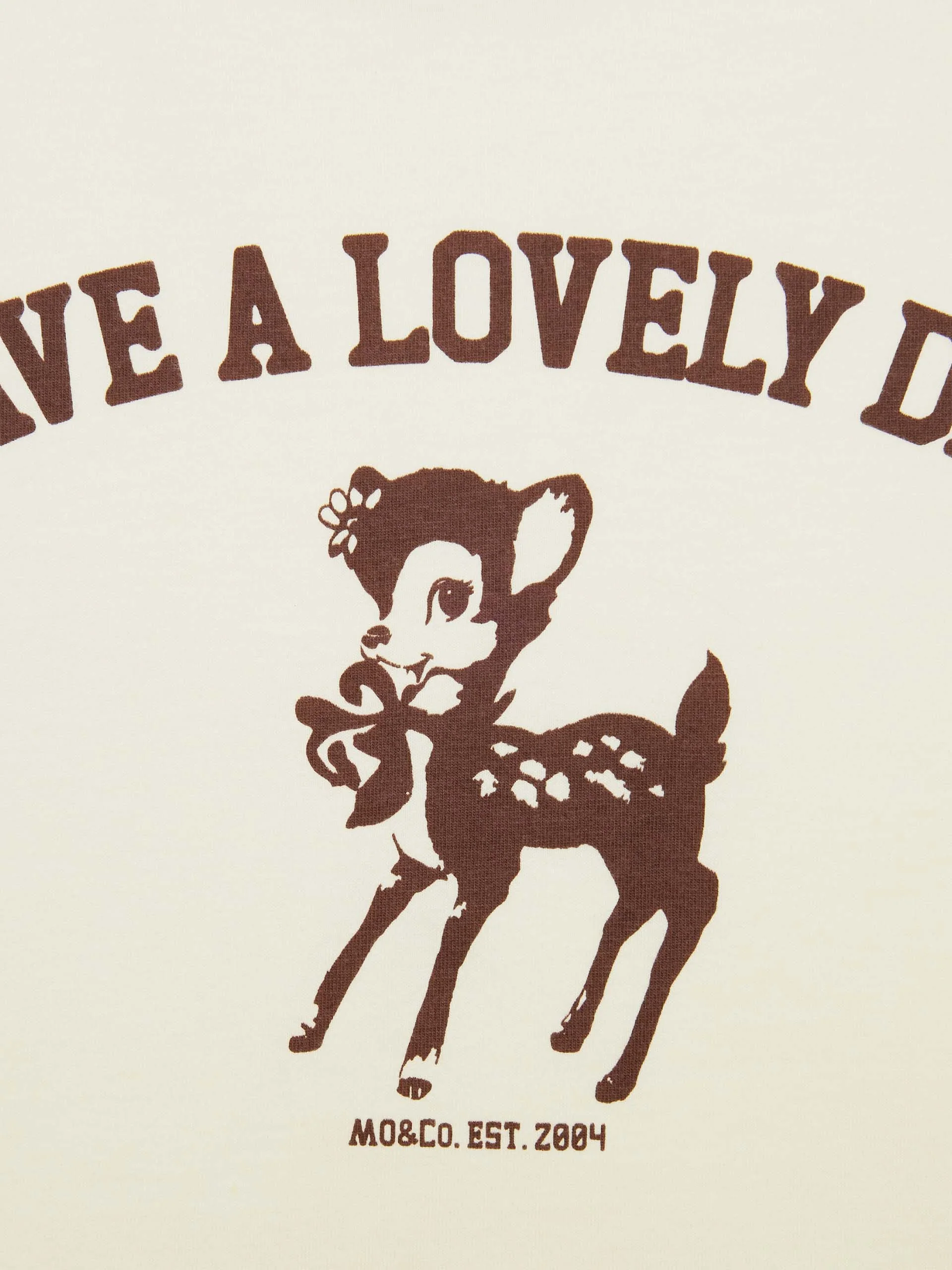 Contrast Cartoon Print T-shirt - Image 6
