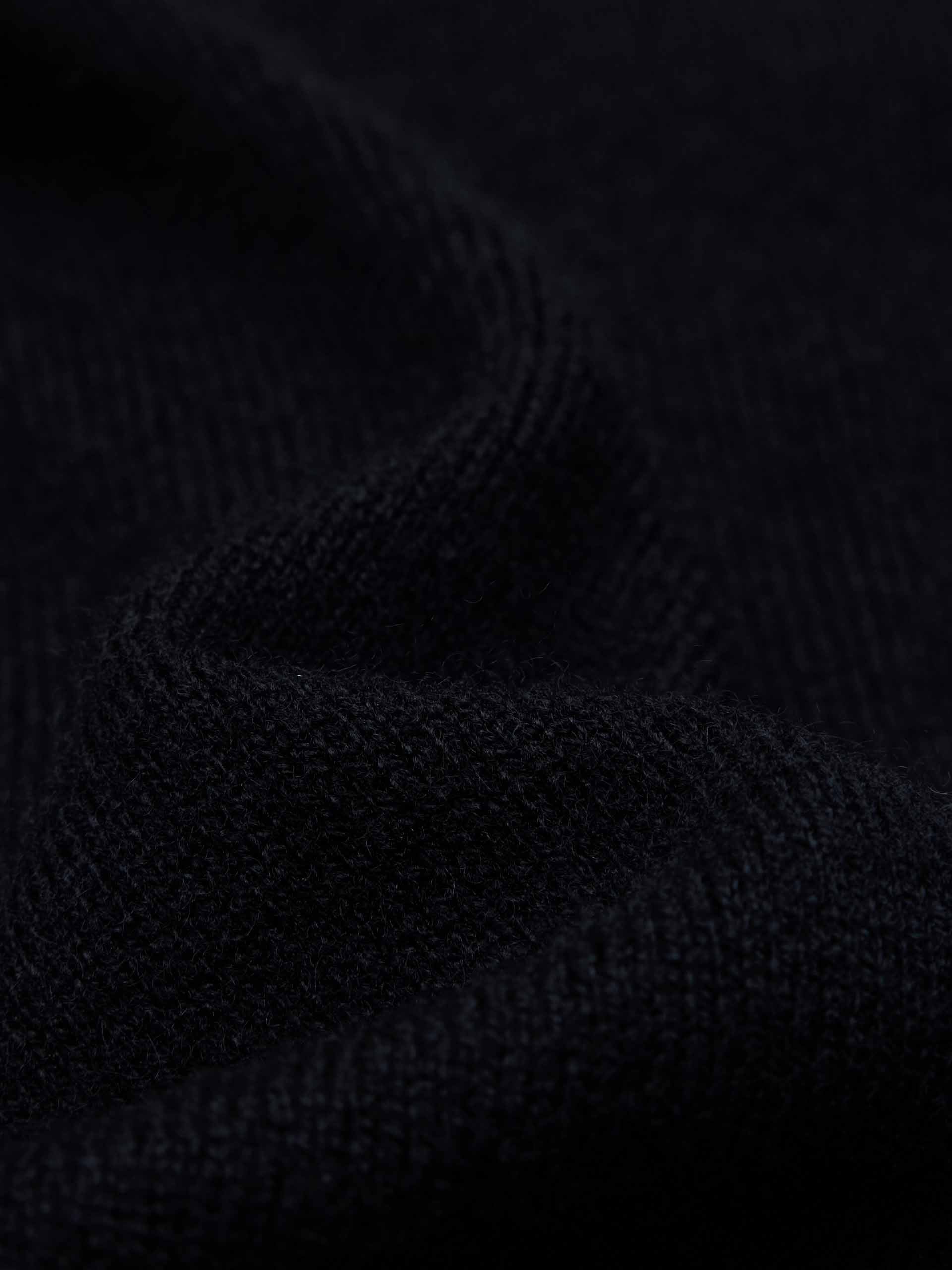Contrast Collar Wool Cardigan - Image 4