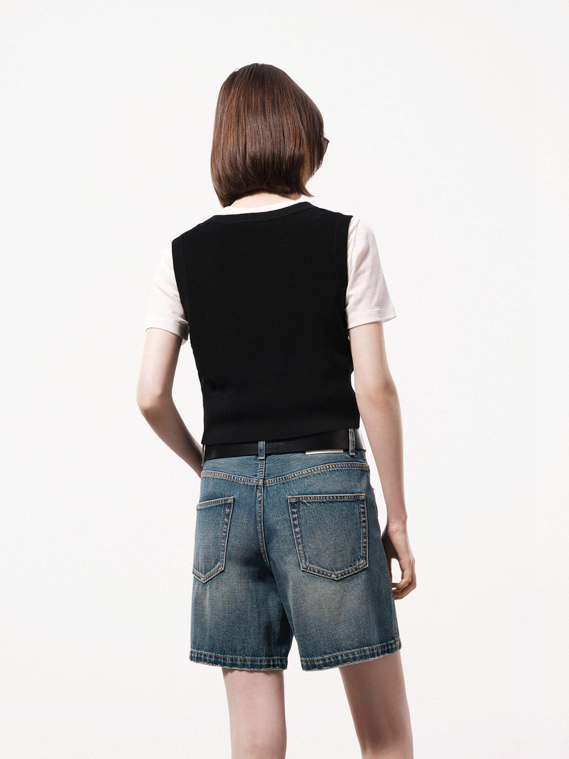 Contrast Detail Knitted Top - Image 11