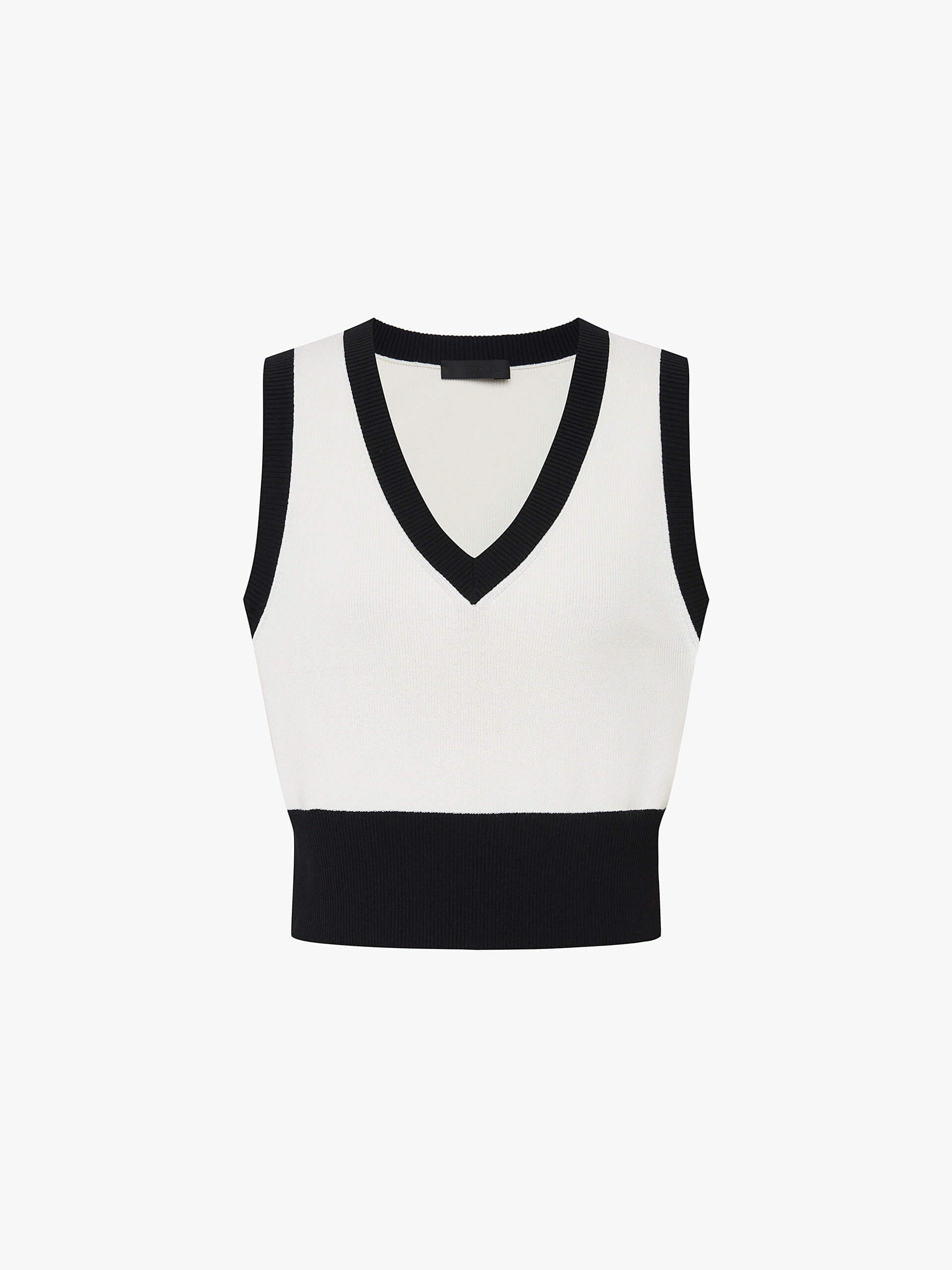 Contrast Detail Knitted Top - Image 5
