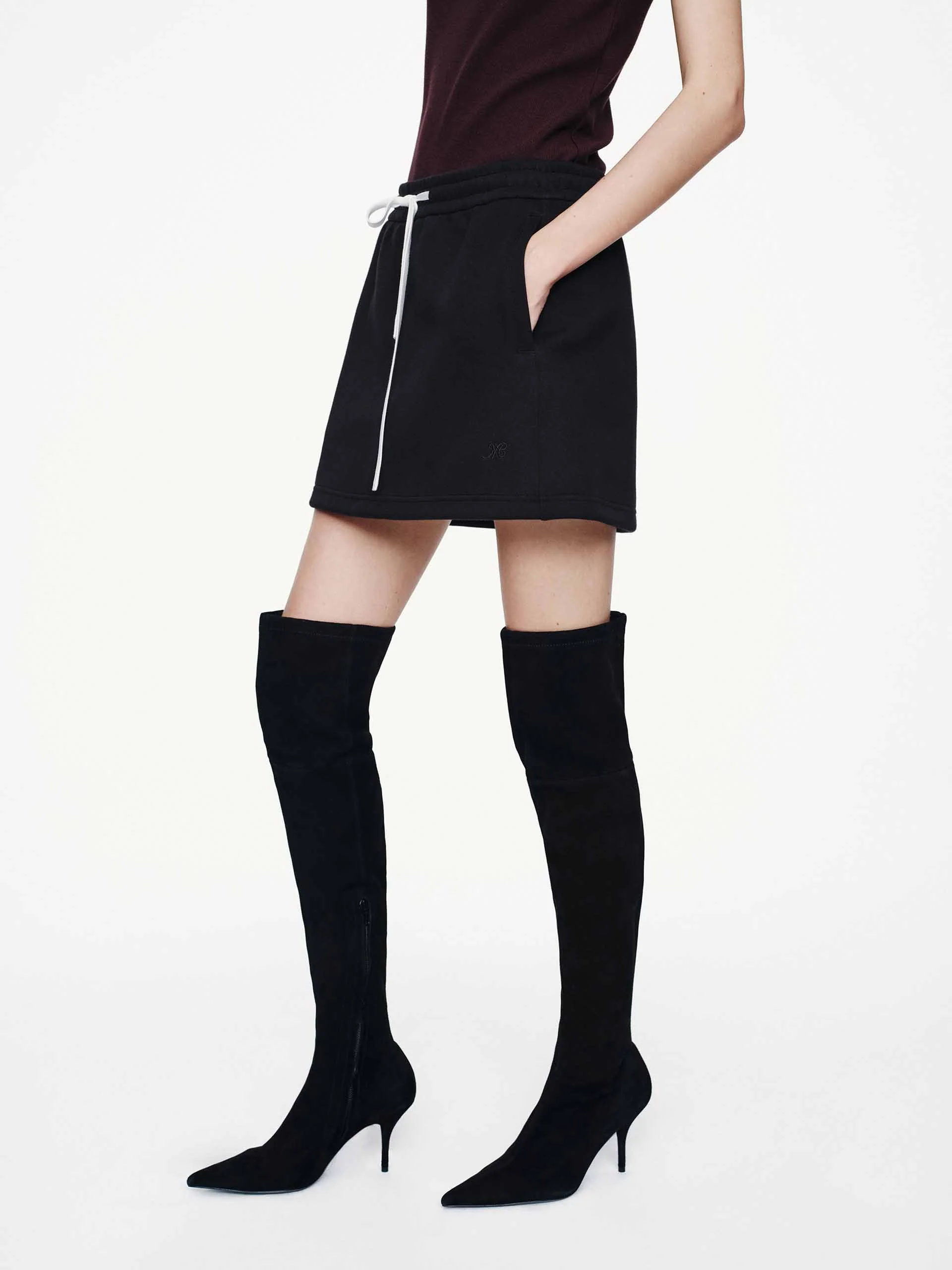 Contrast Drawstring Skirt - Image 11