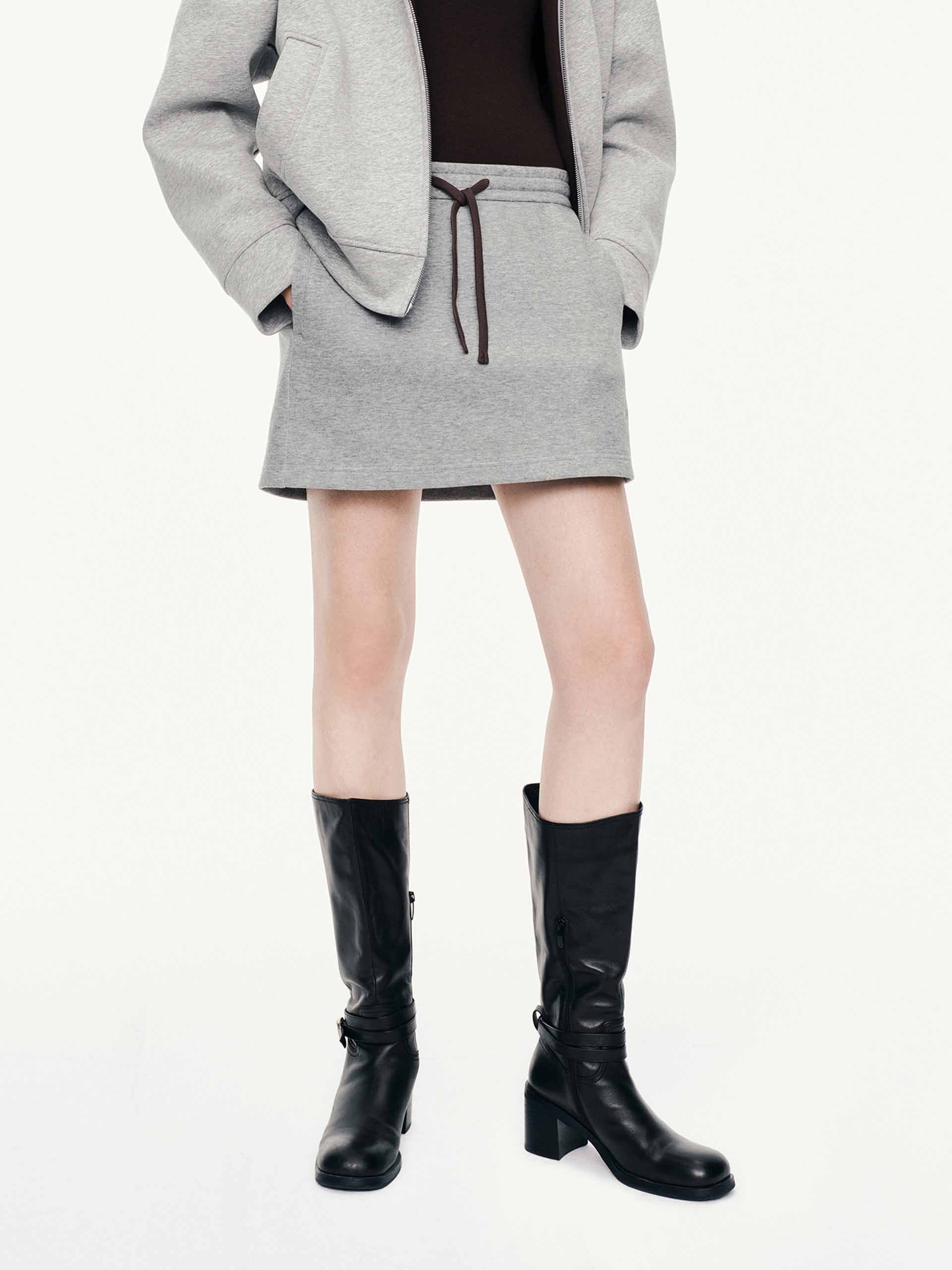 Contrast Drawstring Skirt - Image 3