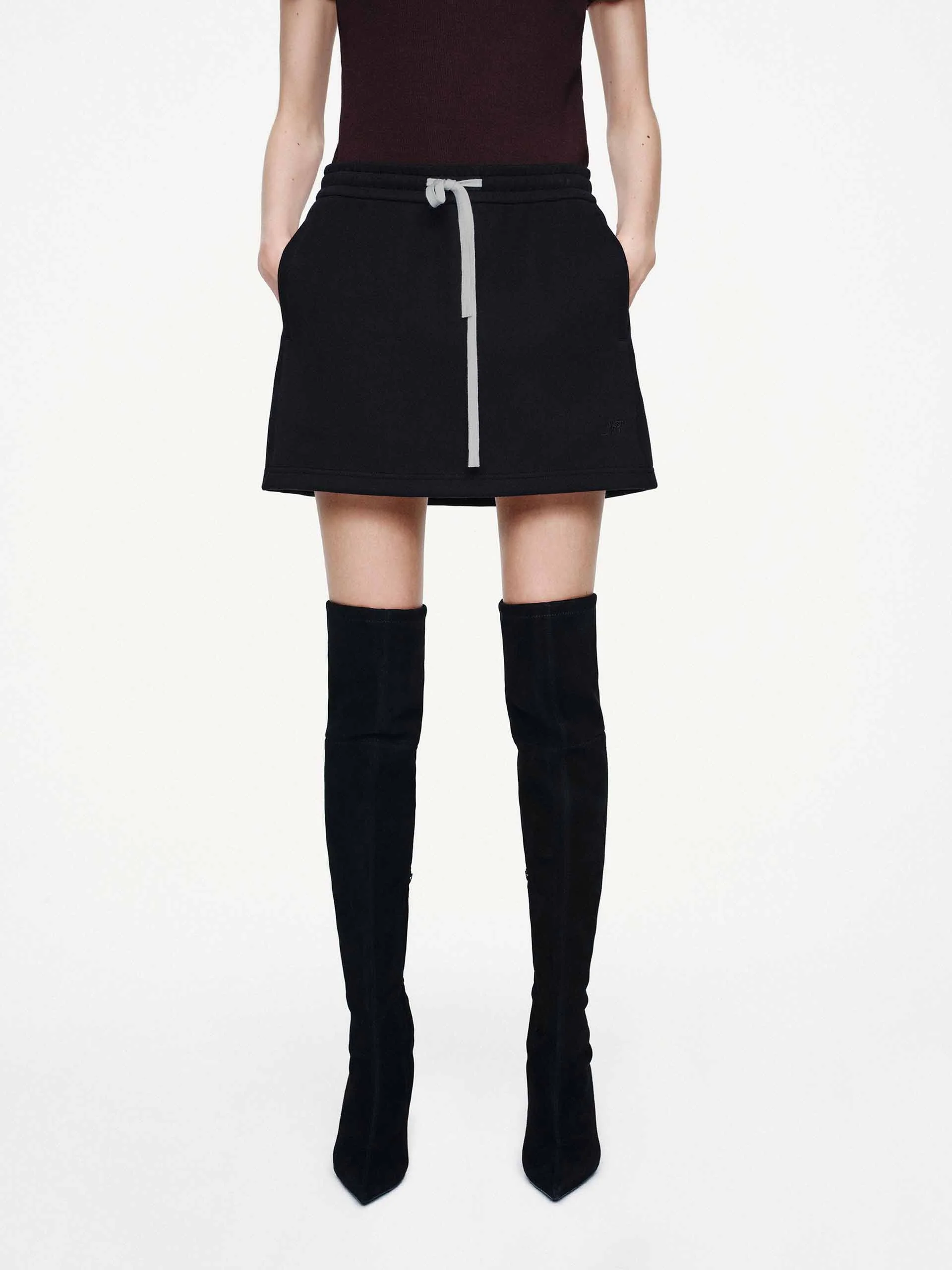 Contrast Drawstring Skirt - Image 9