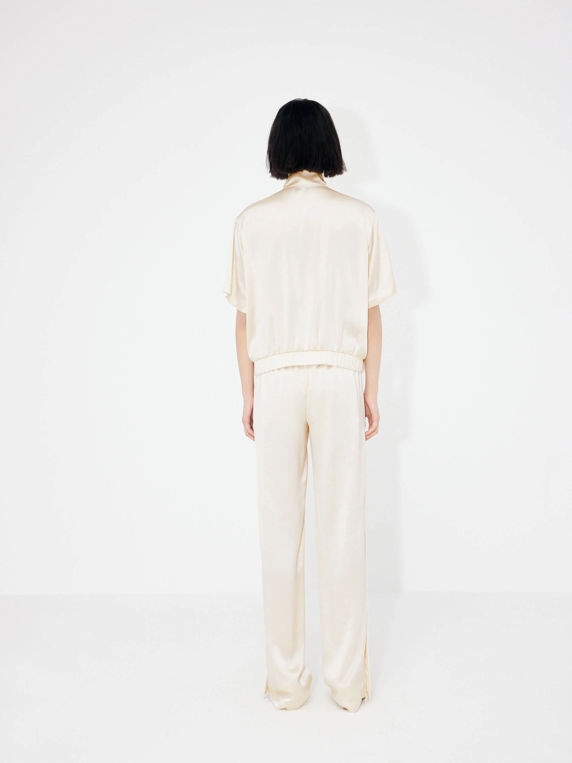 Contrast Elastic Waist Pants - Image 11