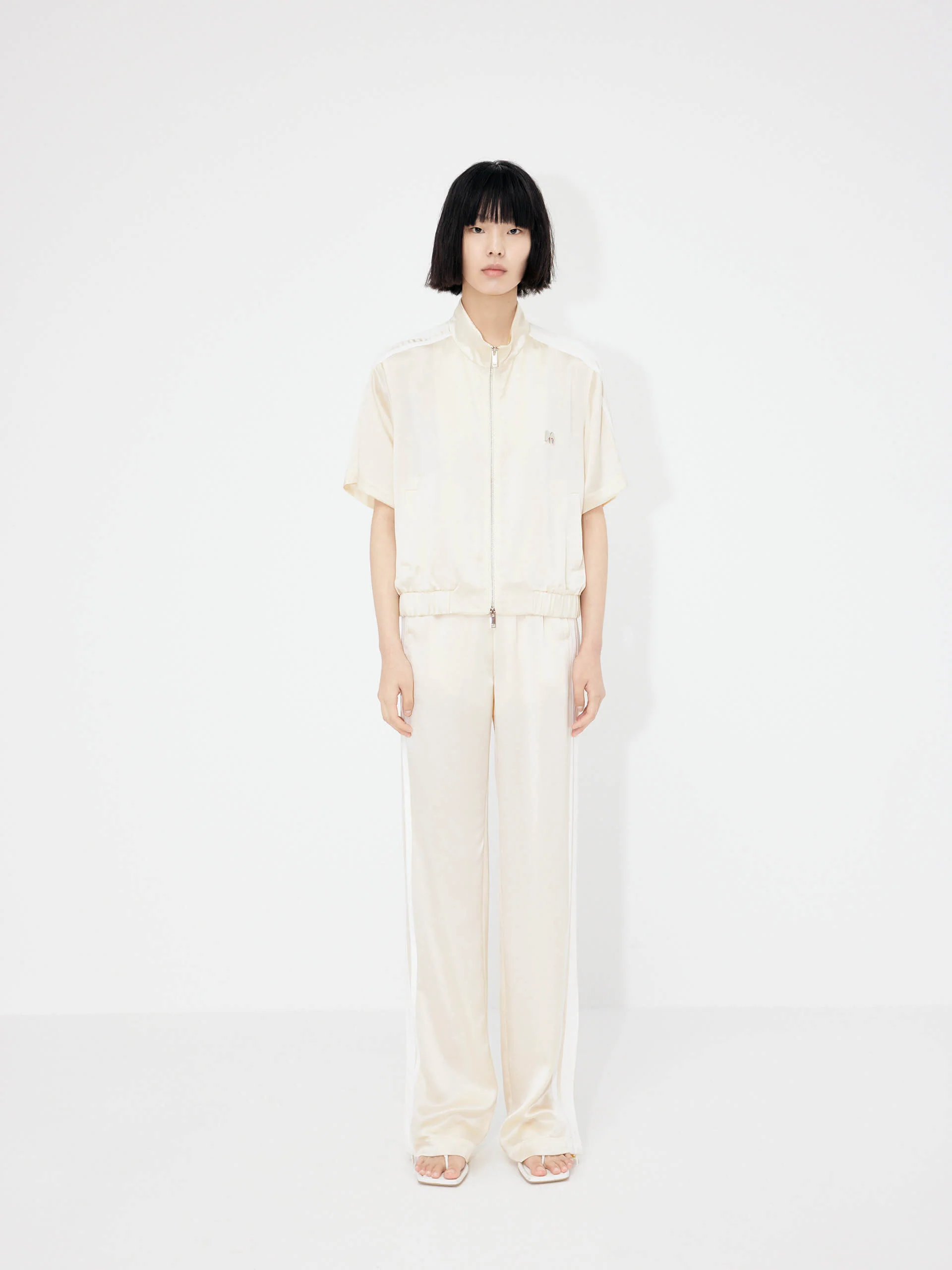 Contrast Elastic Waist Pants - Image 13
