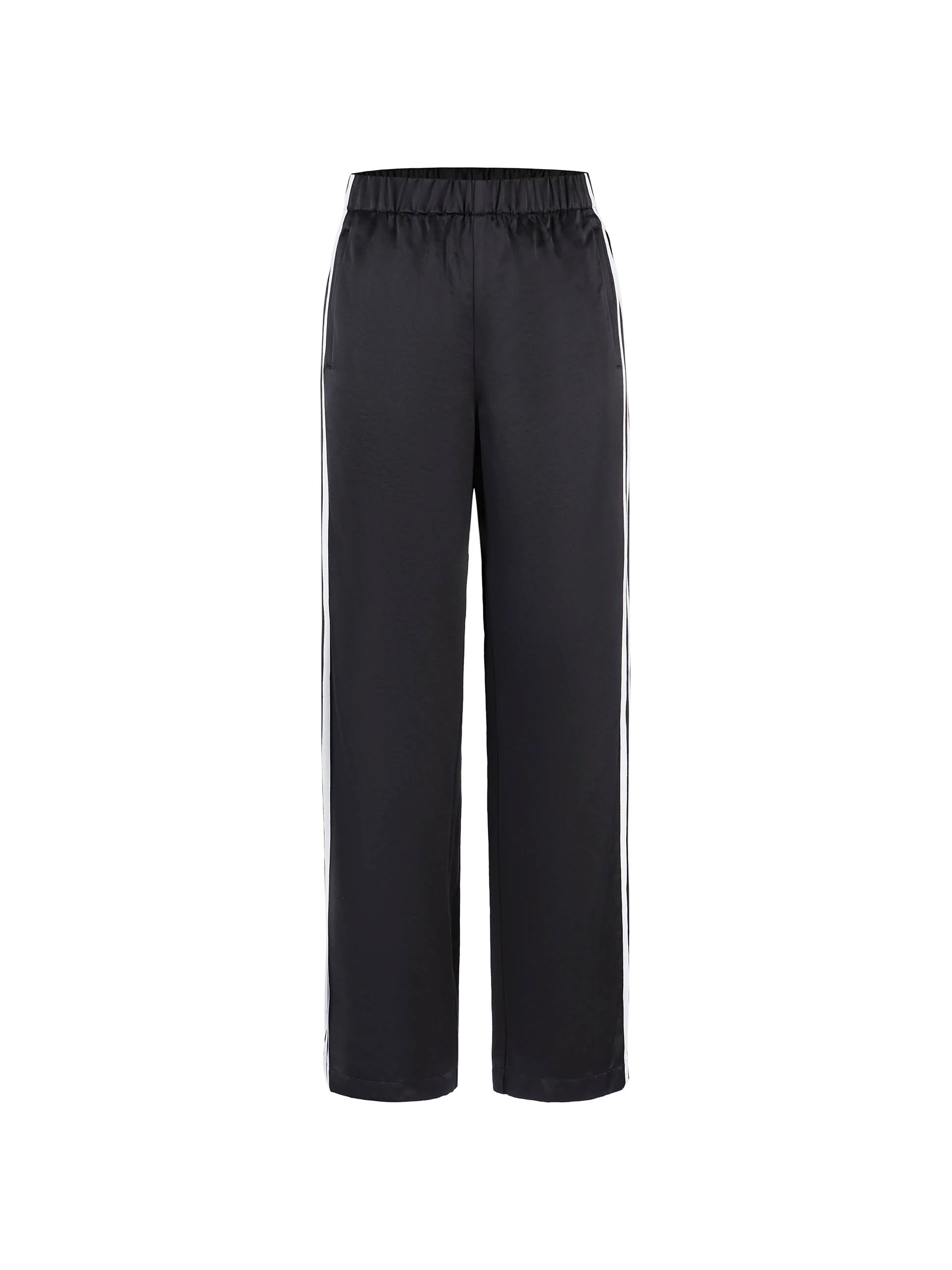 Contrast Elastic Waist Pants - Image 9