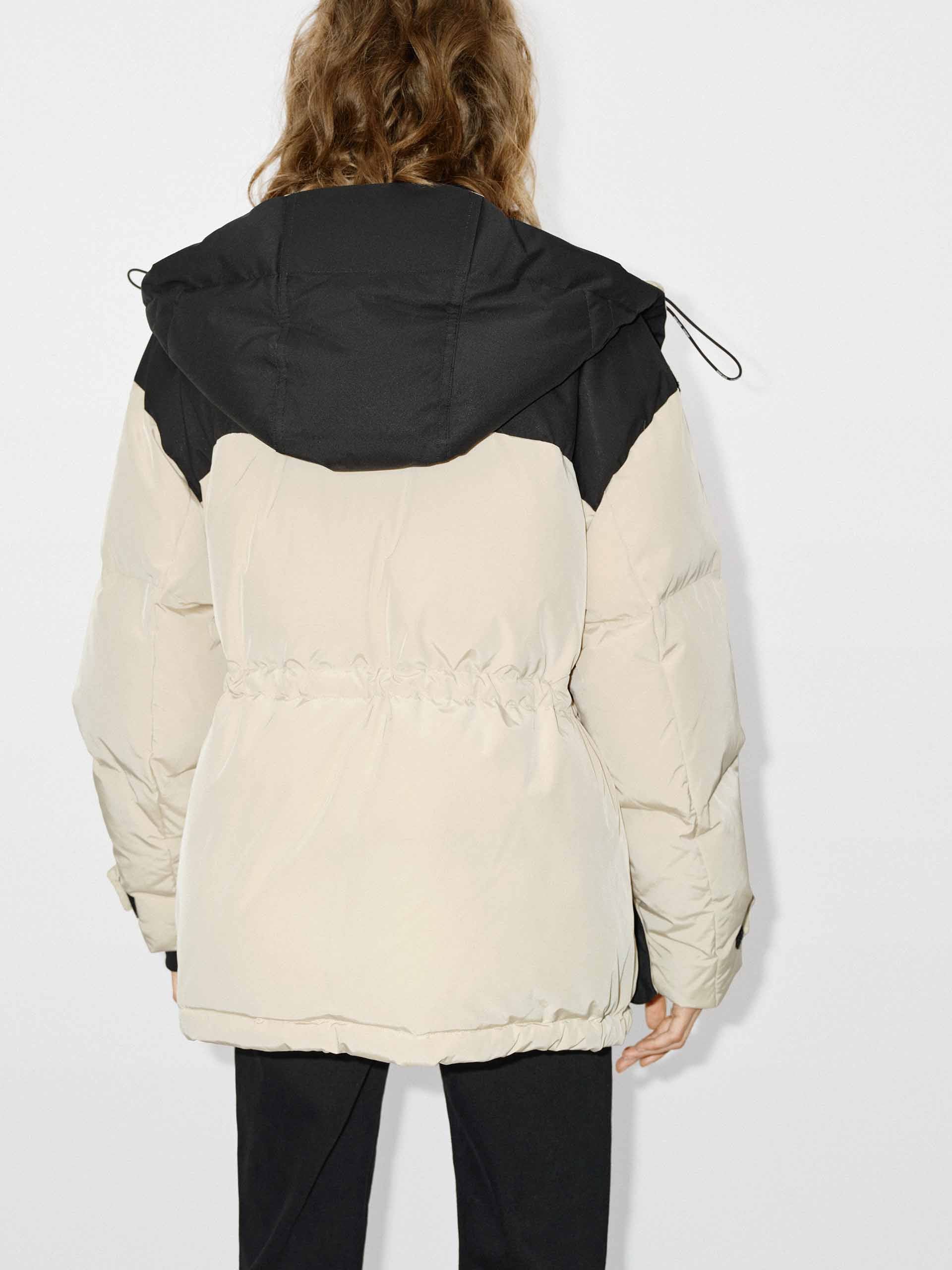 Contrast Hood Down Jacket - Image 3