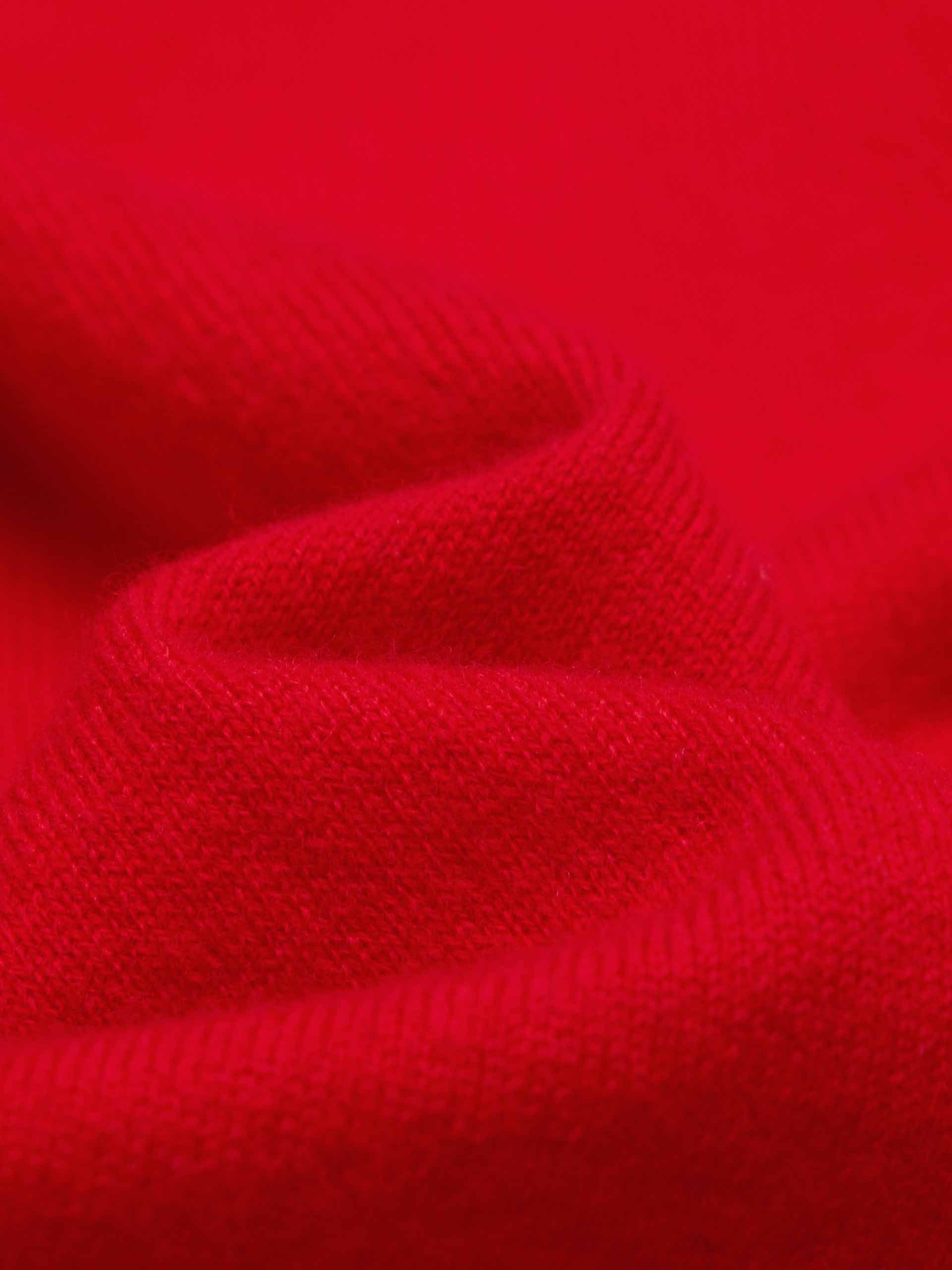 Contrast Layered Cropped Sweater - Image 4