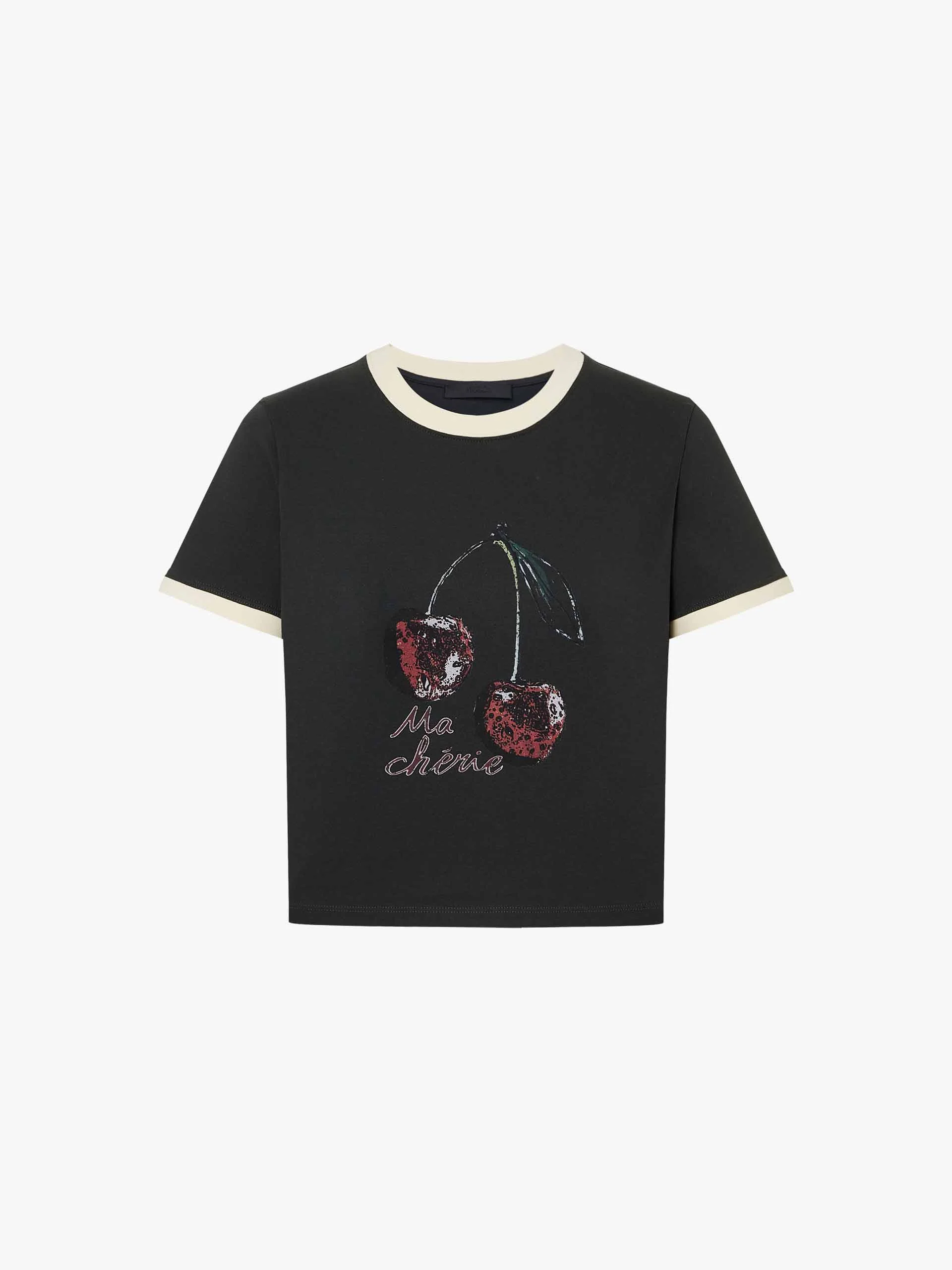 Contrast Logo Cropped T-shirt - Image 13