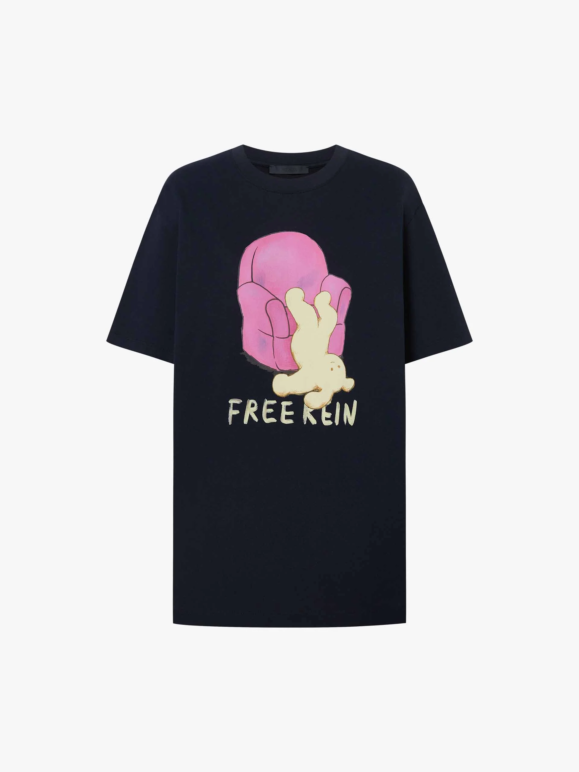 Contrast Print Cotton T-shirt - Image 5