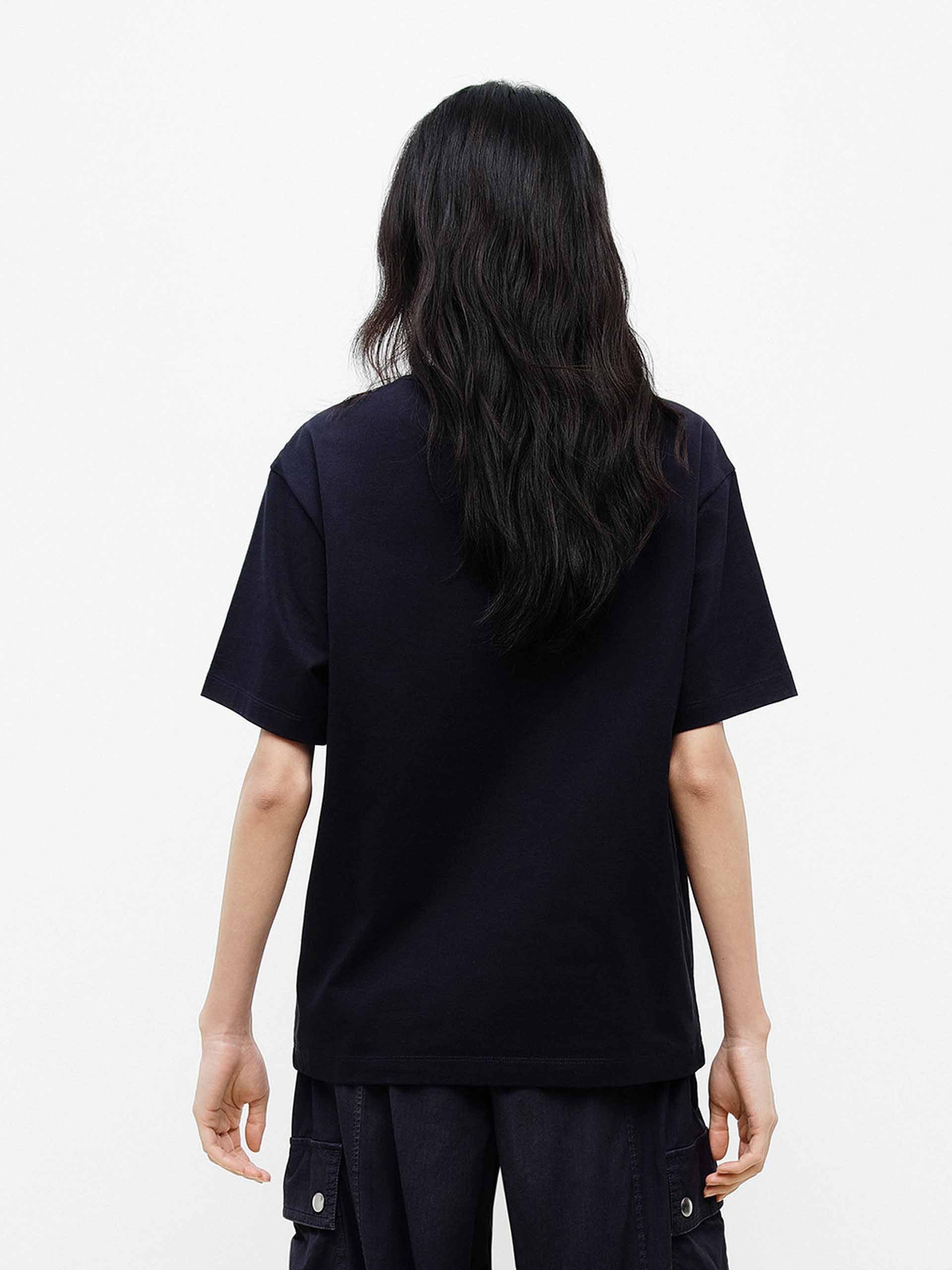 Contrast Print Cotton T-shirt - Image 6